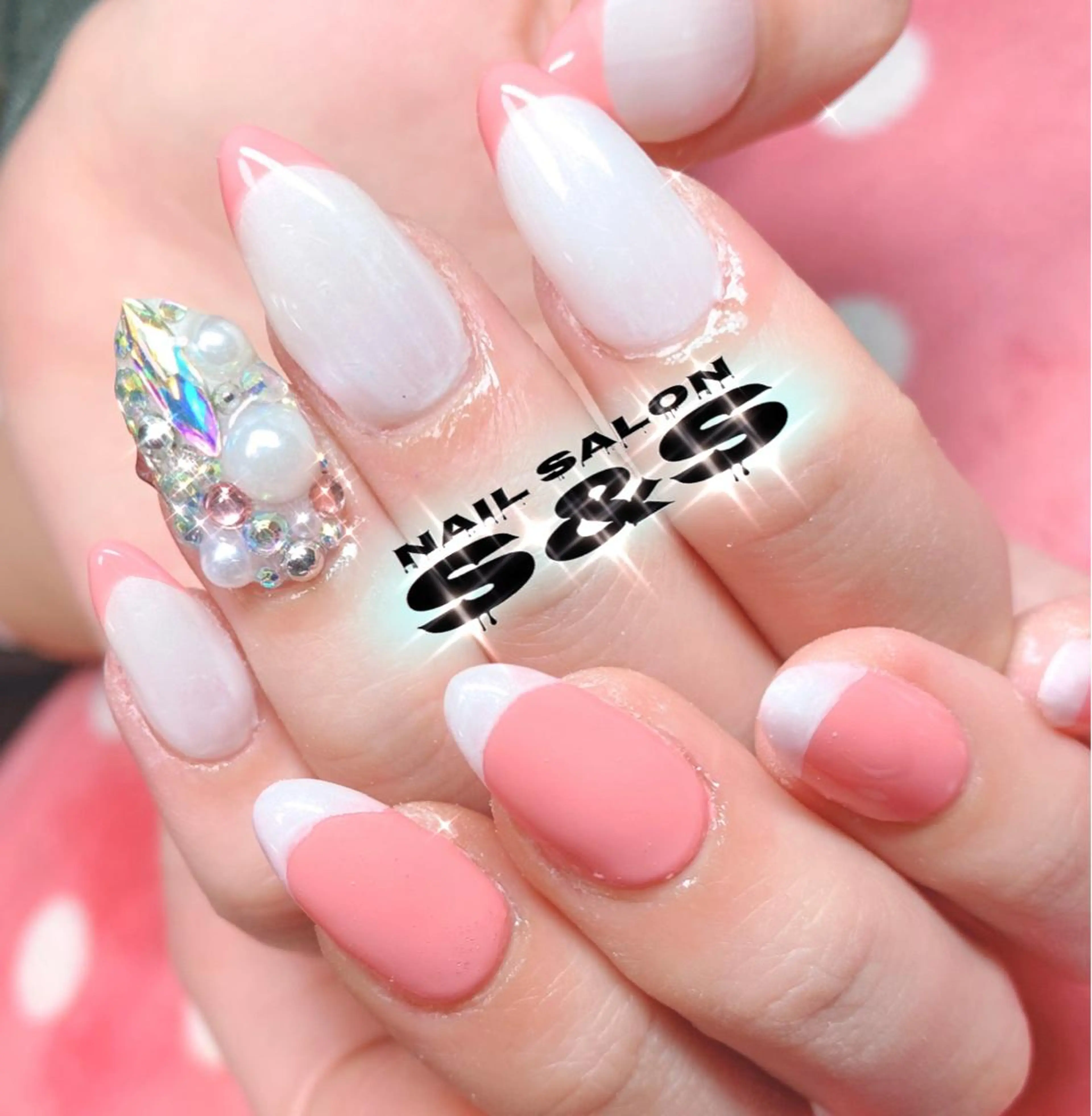 ネイル 長さ出し メンズネイル 持ち込み スカルプネイル S&S 村田小百合のネイルデザイン