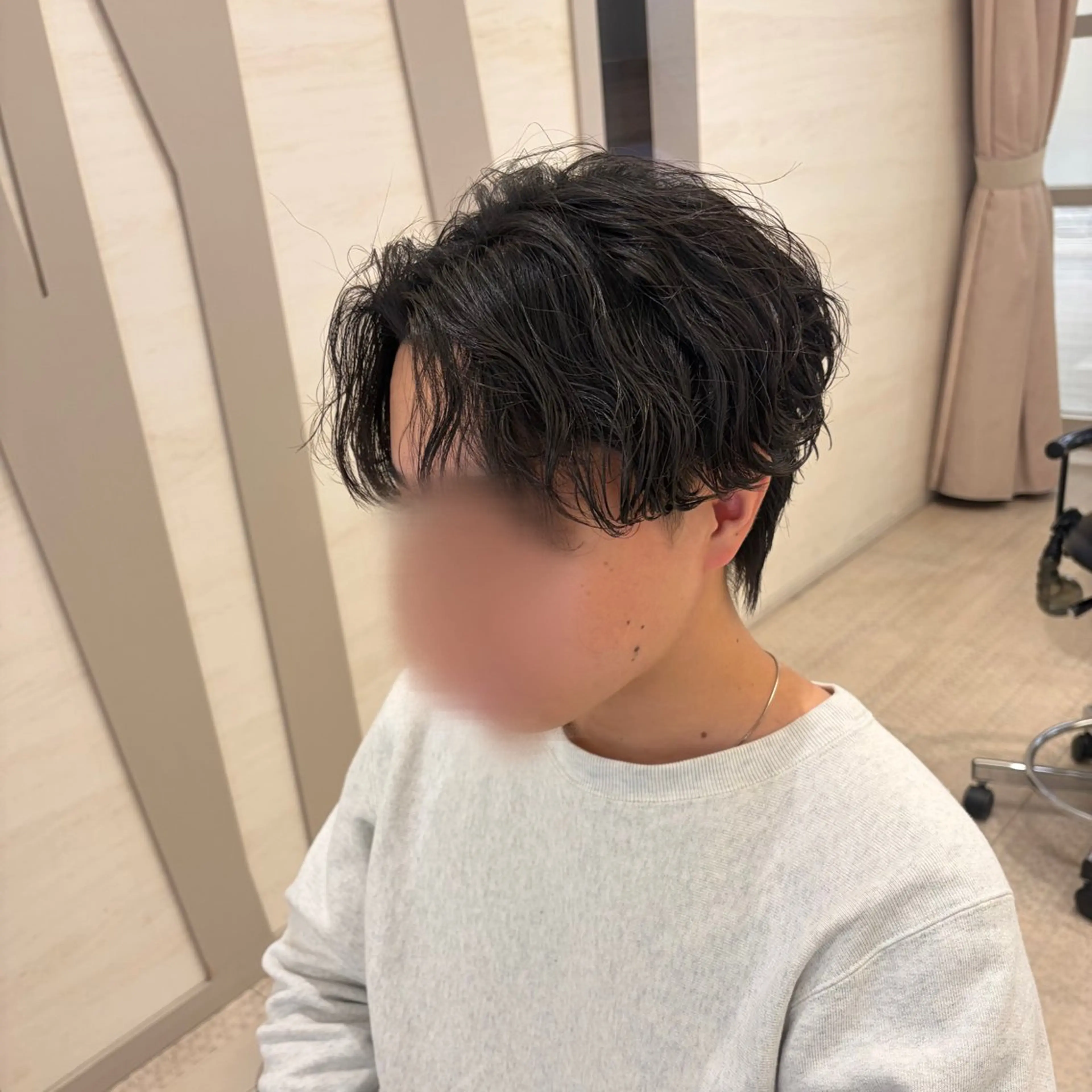 メンズカット+パーマの写真