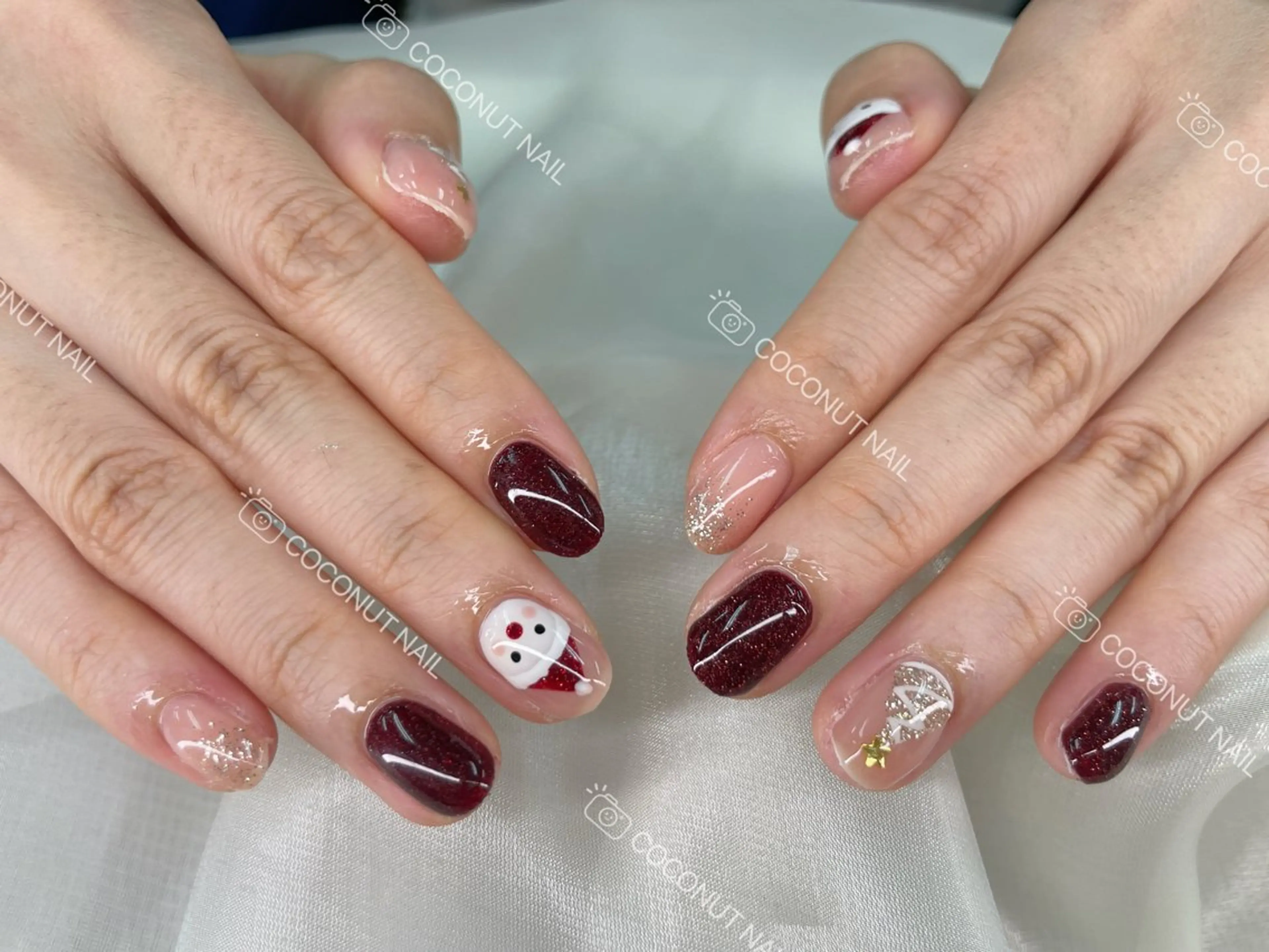 ネイル ハンドネイル 神田 ココナッツのネイルデザイン