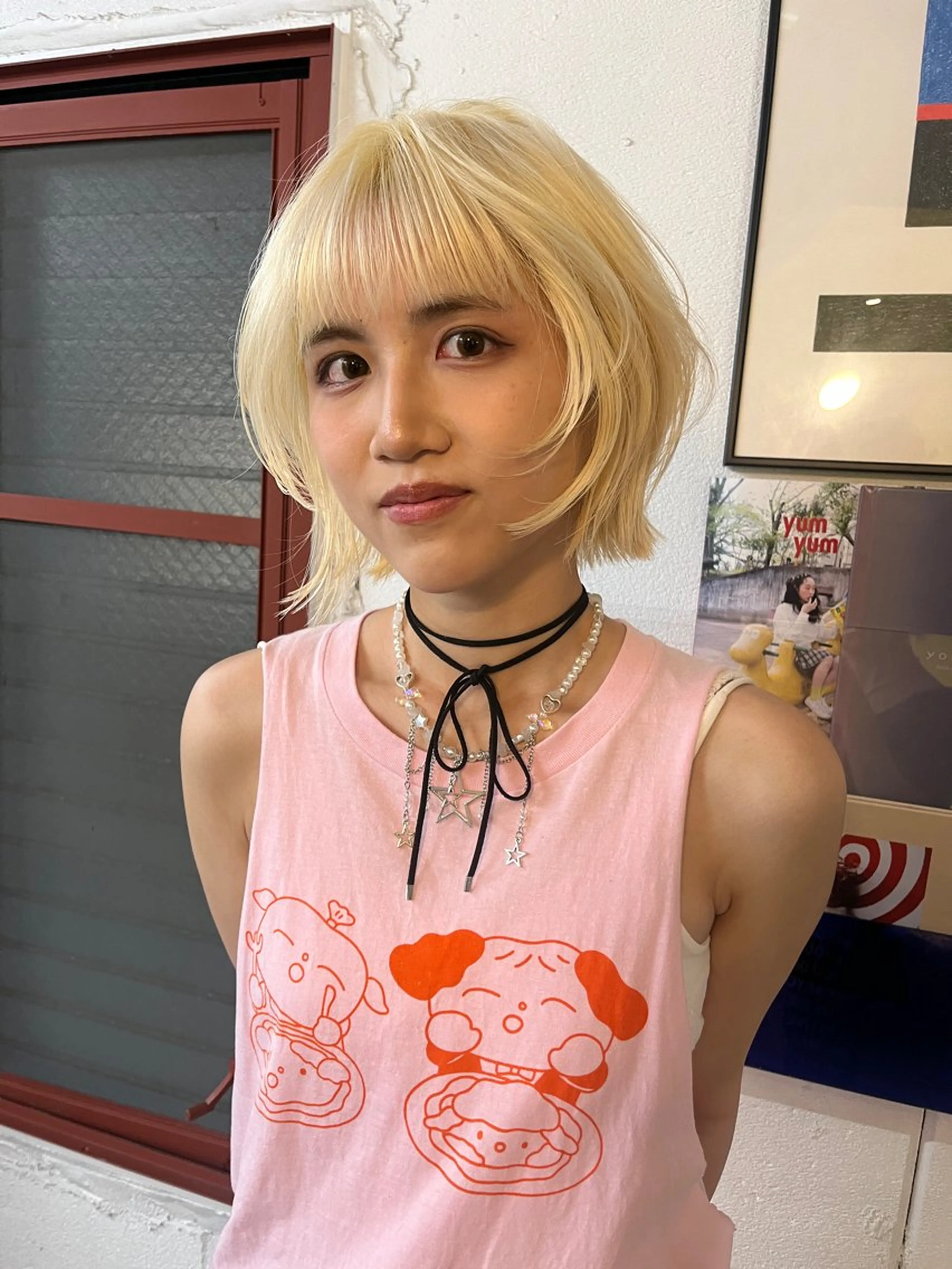 カラー KAHO /ブリーチ /デザイン𖥔 ࣪のヘアスタイル