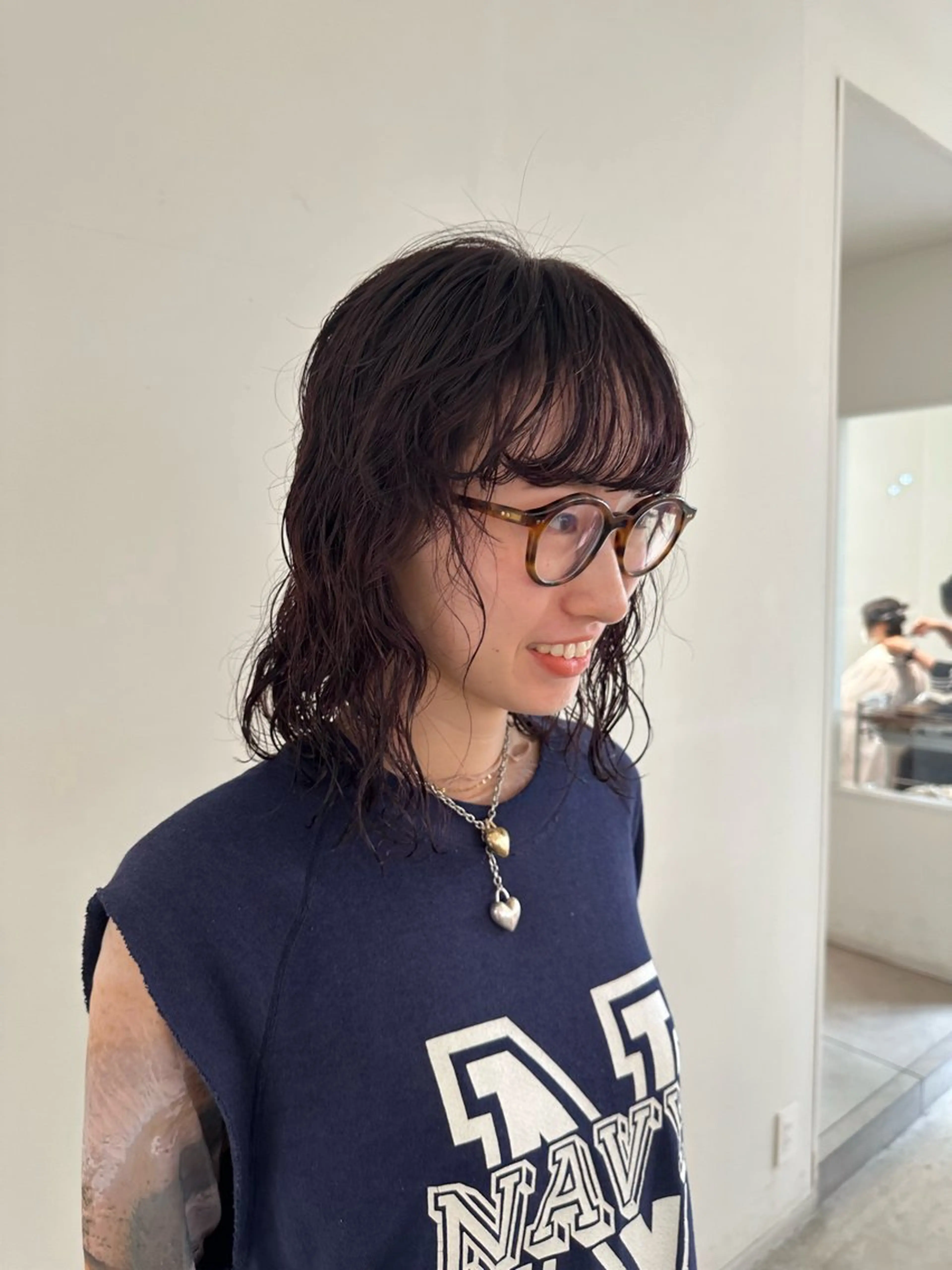 ミディアム パーマ ミディアムパーマ hase ／tsunaguのヘアスタイル