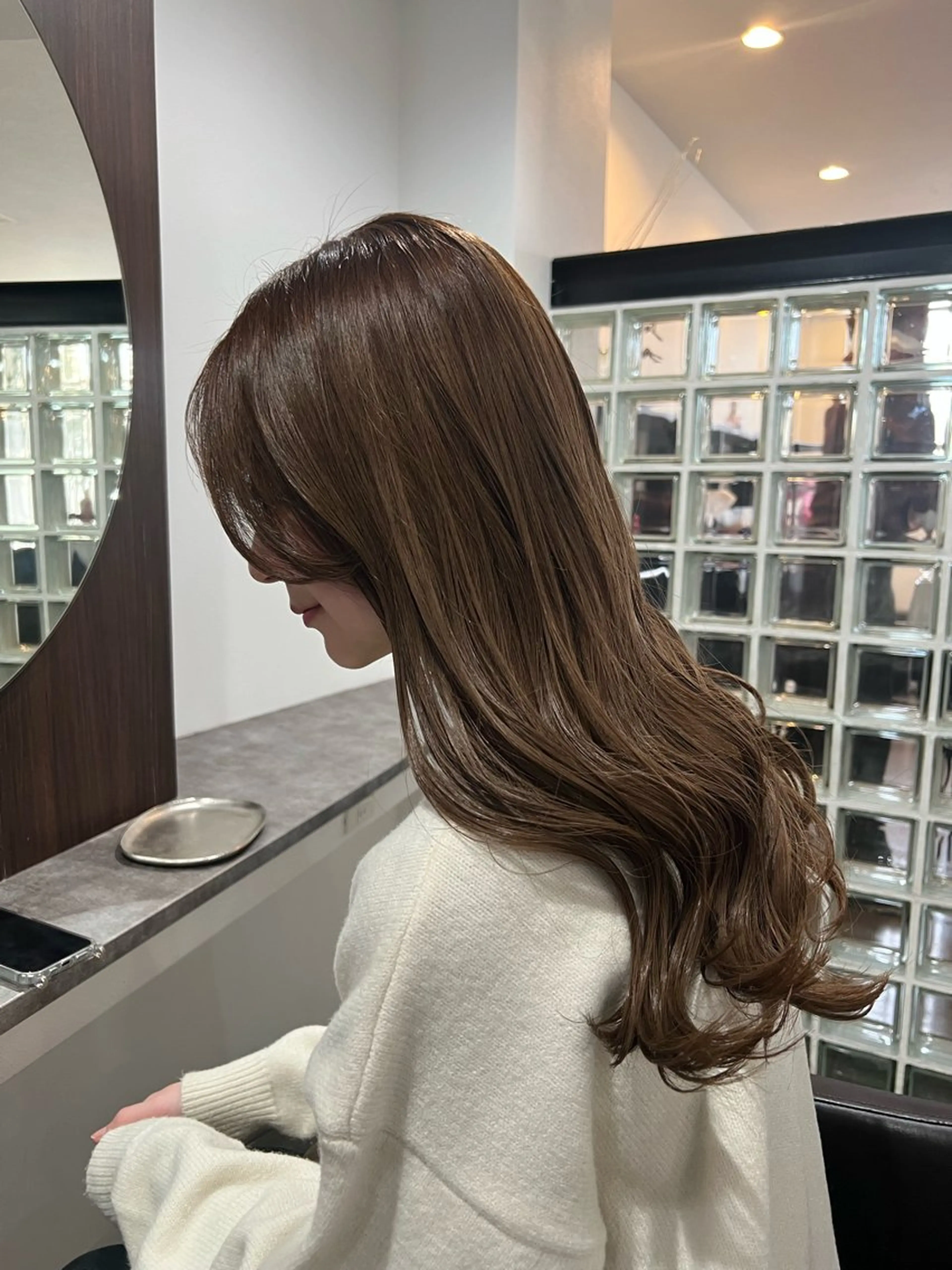 ロング カット ヘアカラー トリートメント 艶髪/髪質改善 【熊野隼人】のヘアスタイル