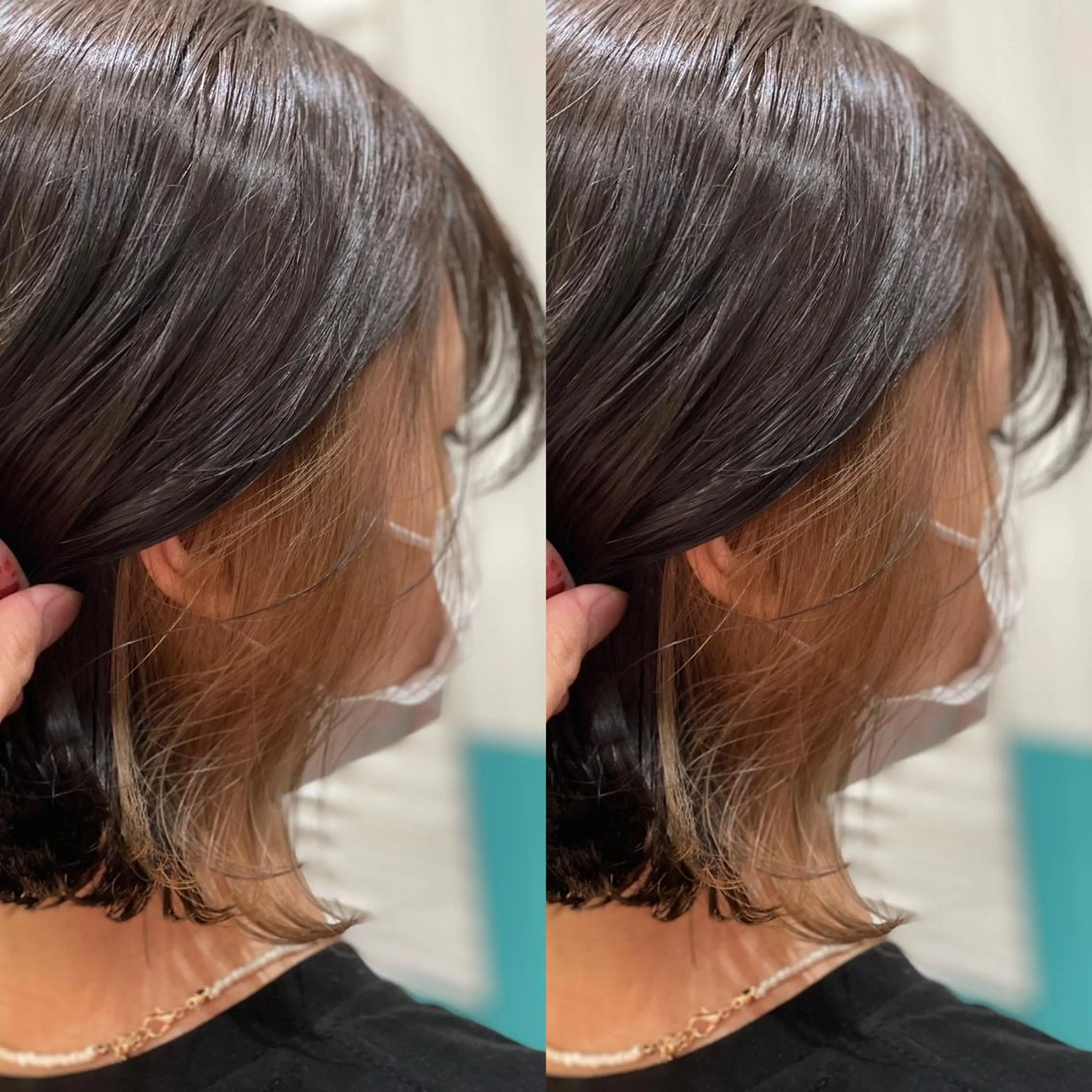 ミディアム カラー ベージュカラー ミルクティーベージュ Snaly カラー特化ページのヘアスタイル