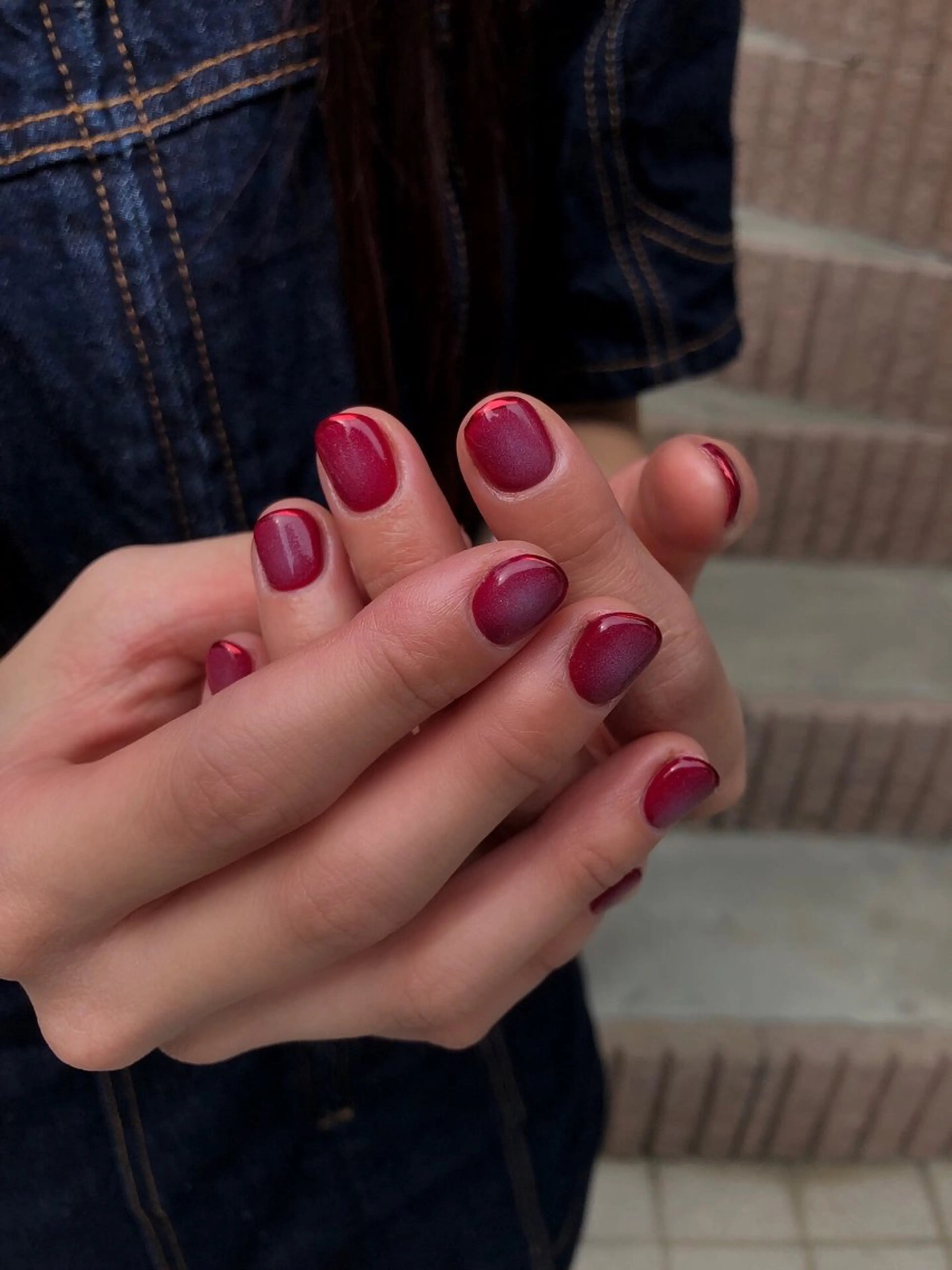 ネイル チークネイル ミラーネイル ハンドネイル NAIL&SPA PーBOX所属・Lia ⠀のネイルデザイン