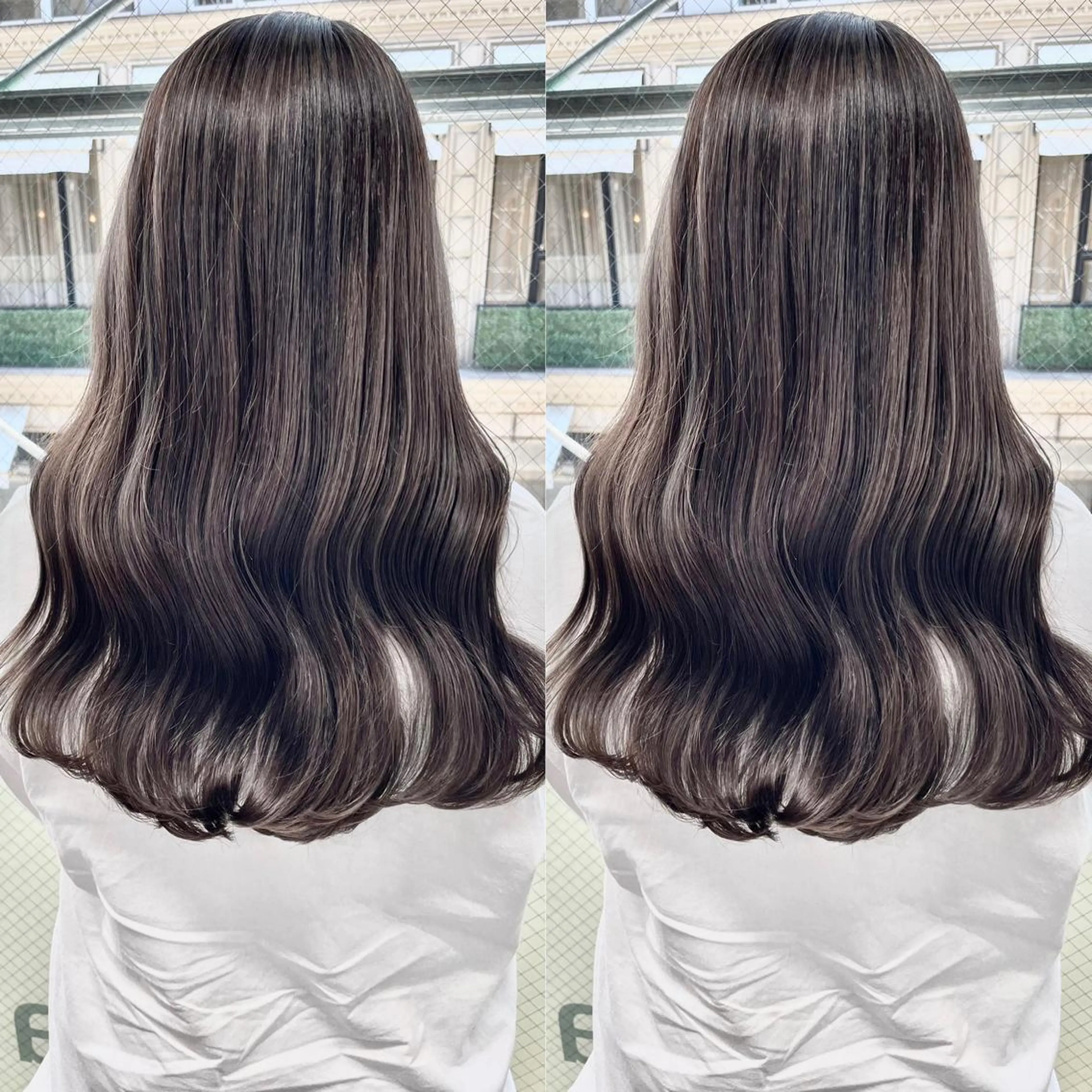 ロング カラー ヘアカラー 髪質改善will hairdesignのヘアスタイル