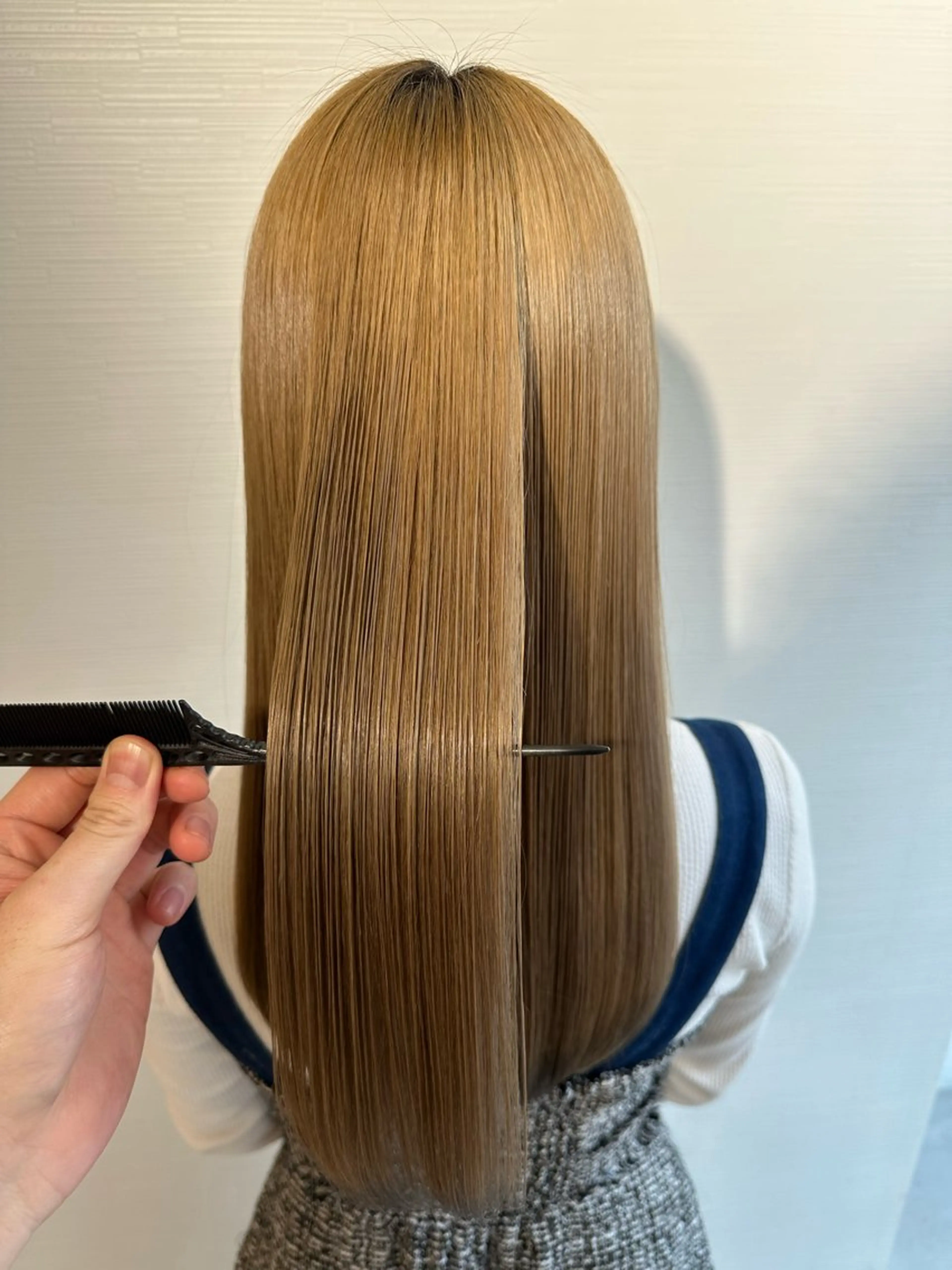 ロング カラー 髪質改善 トリートメント 🌈ハイトーン髪質改 善🌈polon🌟のヘアスタイル