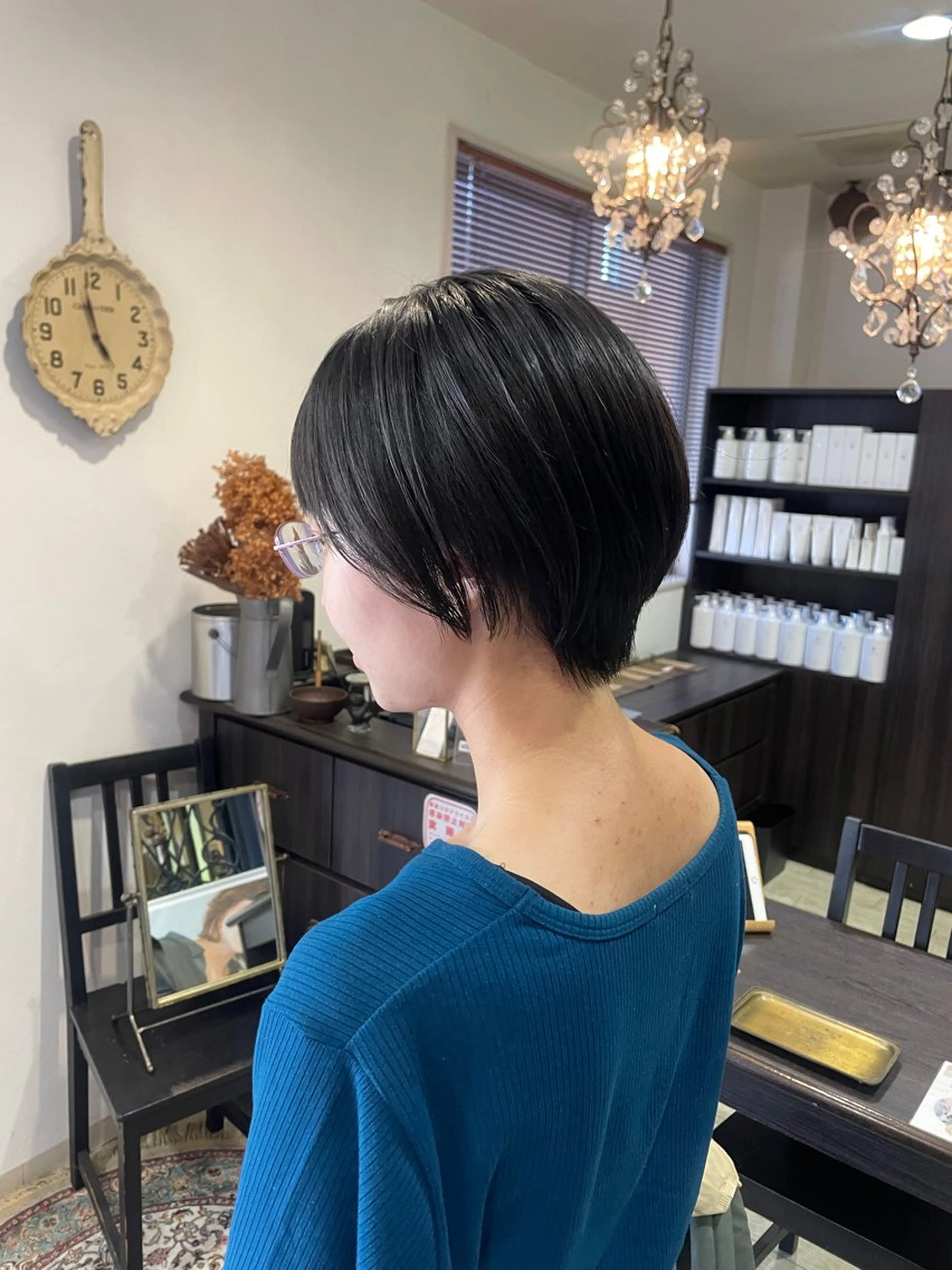 ショート 韓国ボブ👩🇰🇷 小野絢未のヘアスタイル