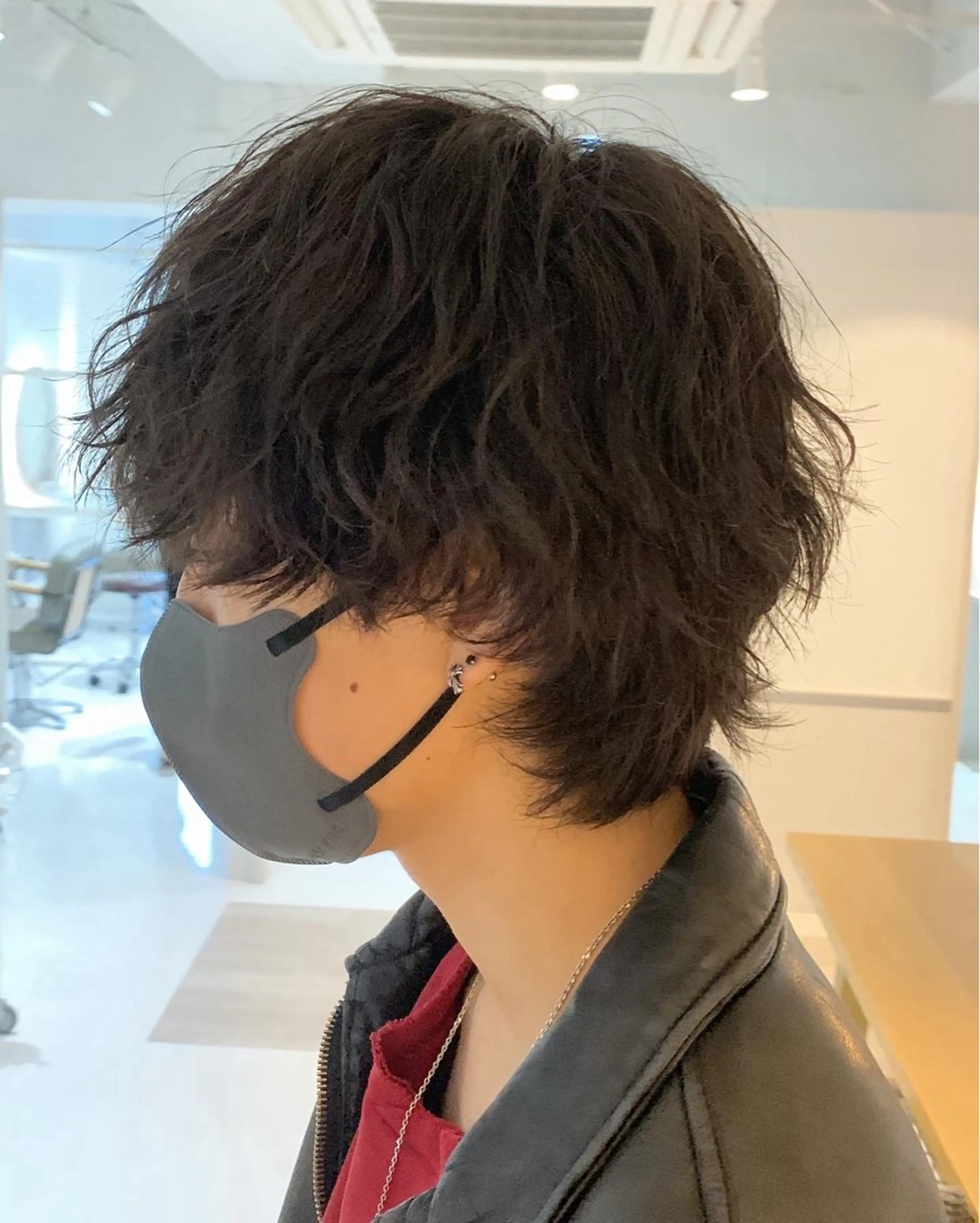 ミディアム パーマ メンズ カット パーマ stylist hiro  by schon所属・大人男髪/メンズ パーマ/hiroのヘアスタイル