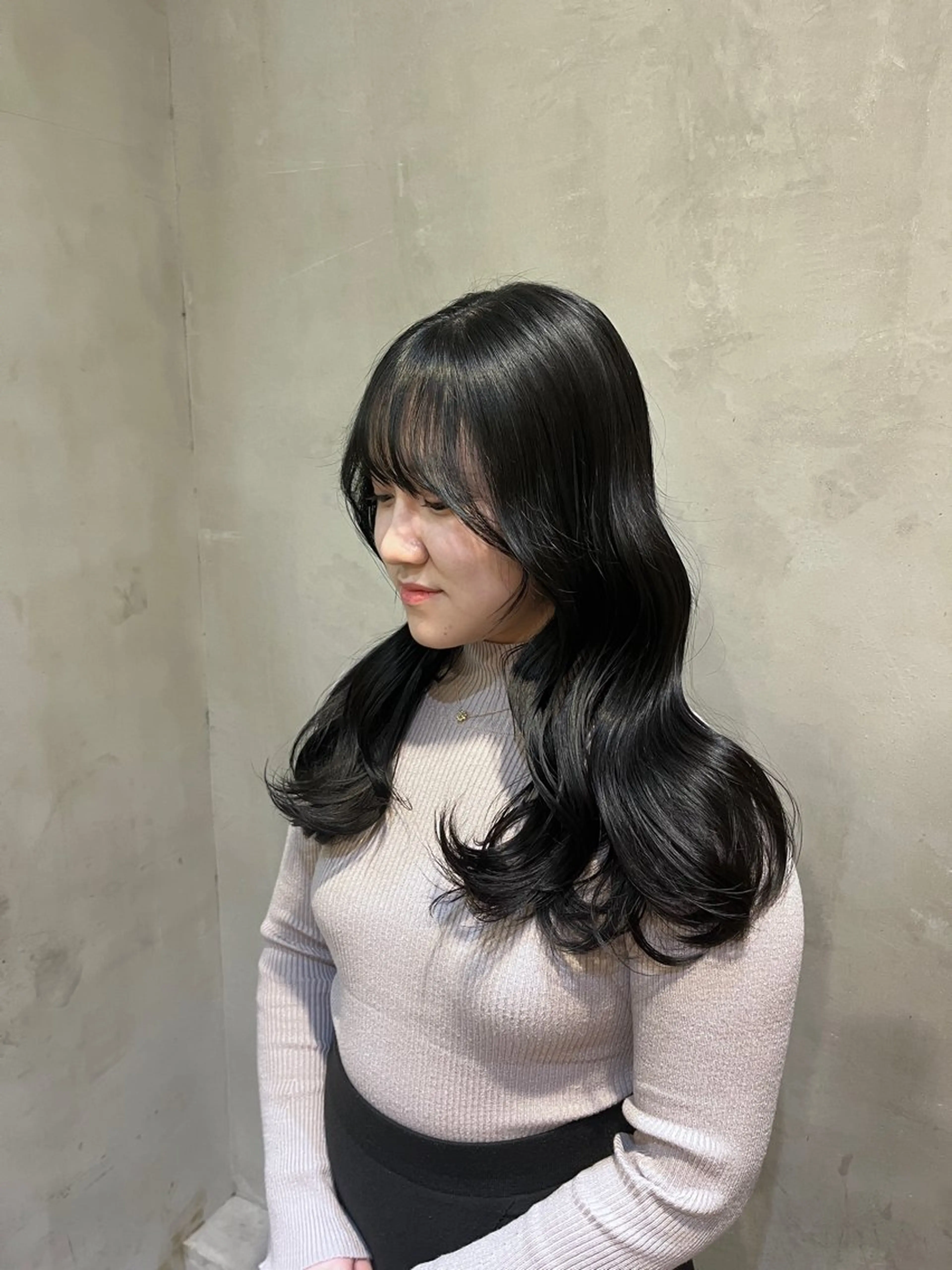 セミロング カラー ヘアアレンジ ヘアカラー トリートメント ヘッドスパ ヘアセット 🫧艶髪矯正 髪質改善🫧 大介のヘアスタイル