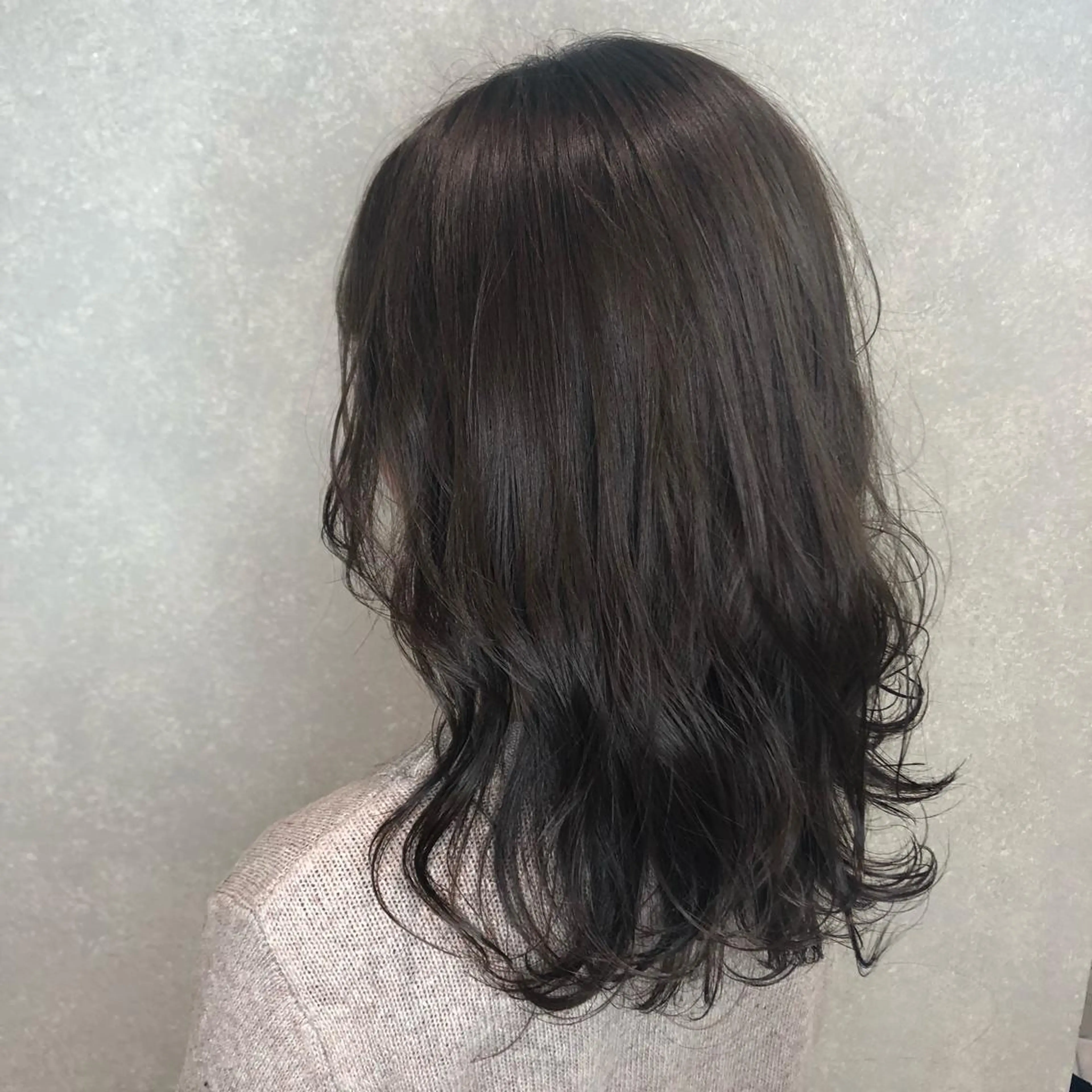 セミロング カラー ヘアカラー 【淡色color/ nail】maikoのネイルデザイン