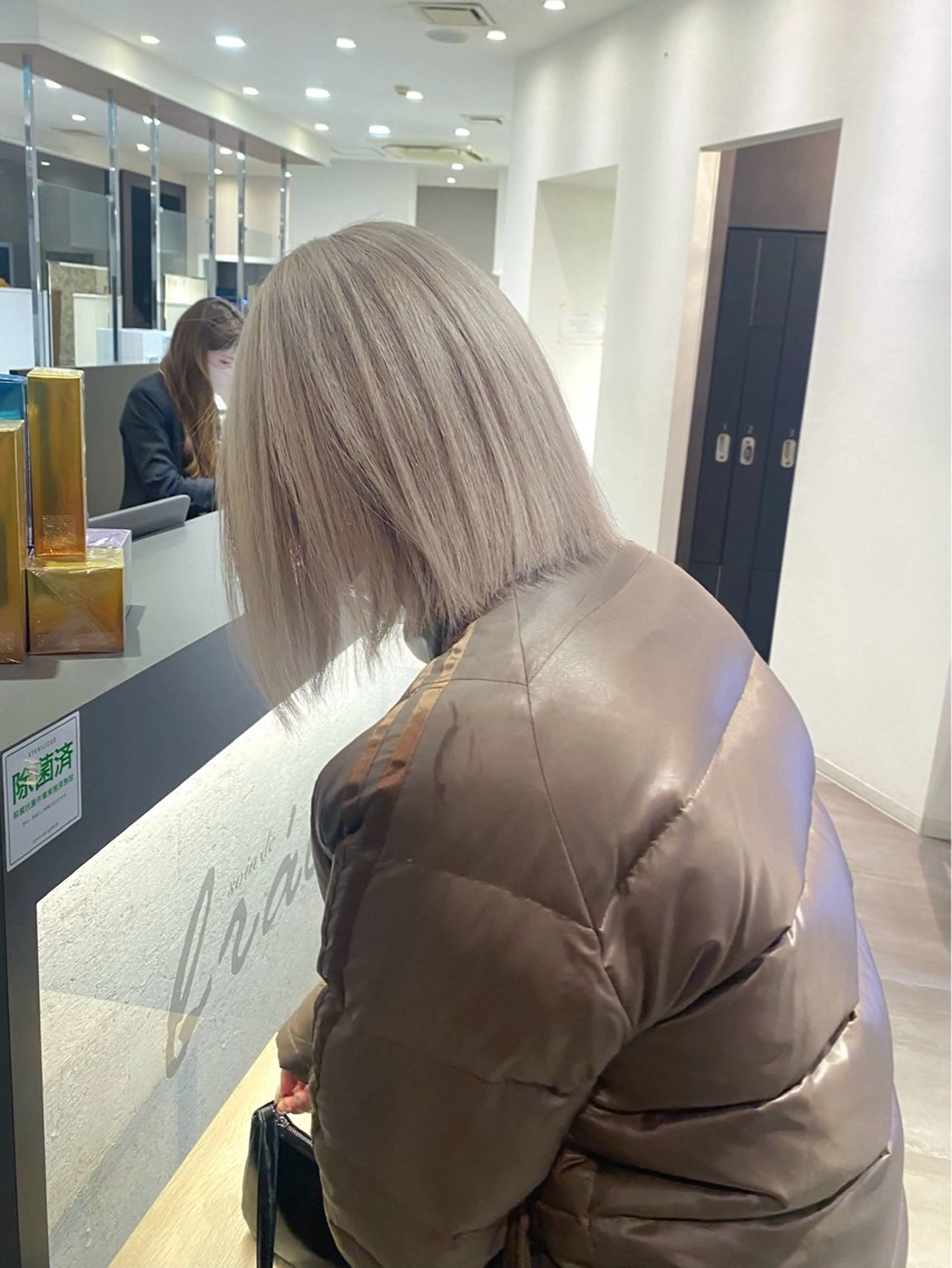 ミディアム 💎【髪質改善カラー 艶髪×縮毛矯正】💎のヘアスタイル