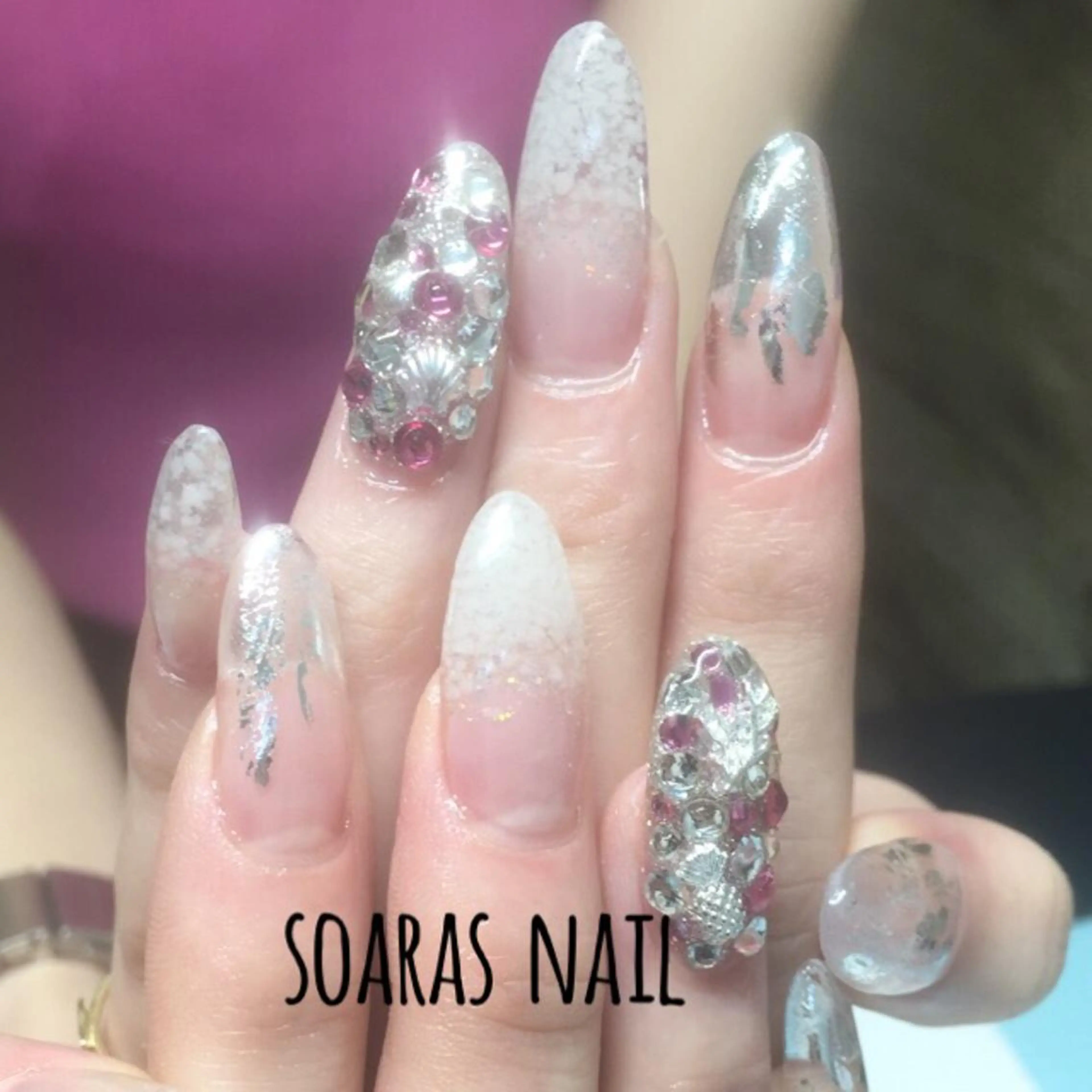 ネイル アートネイル スカルプネイル soaras nailのネイルデザイン