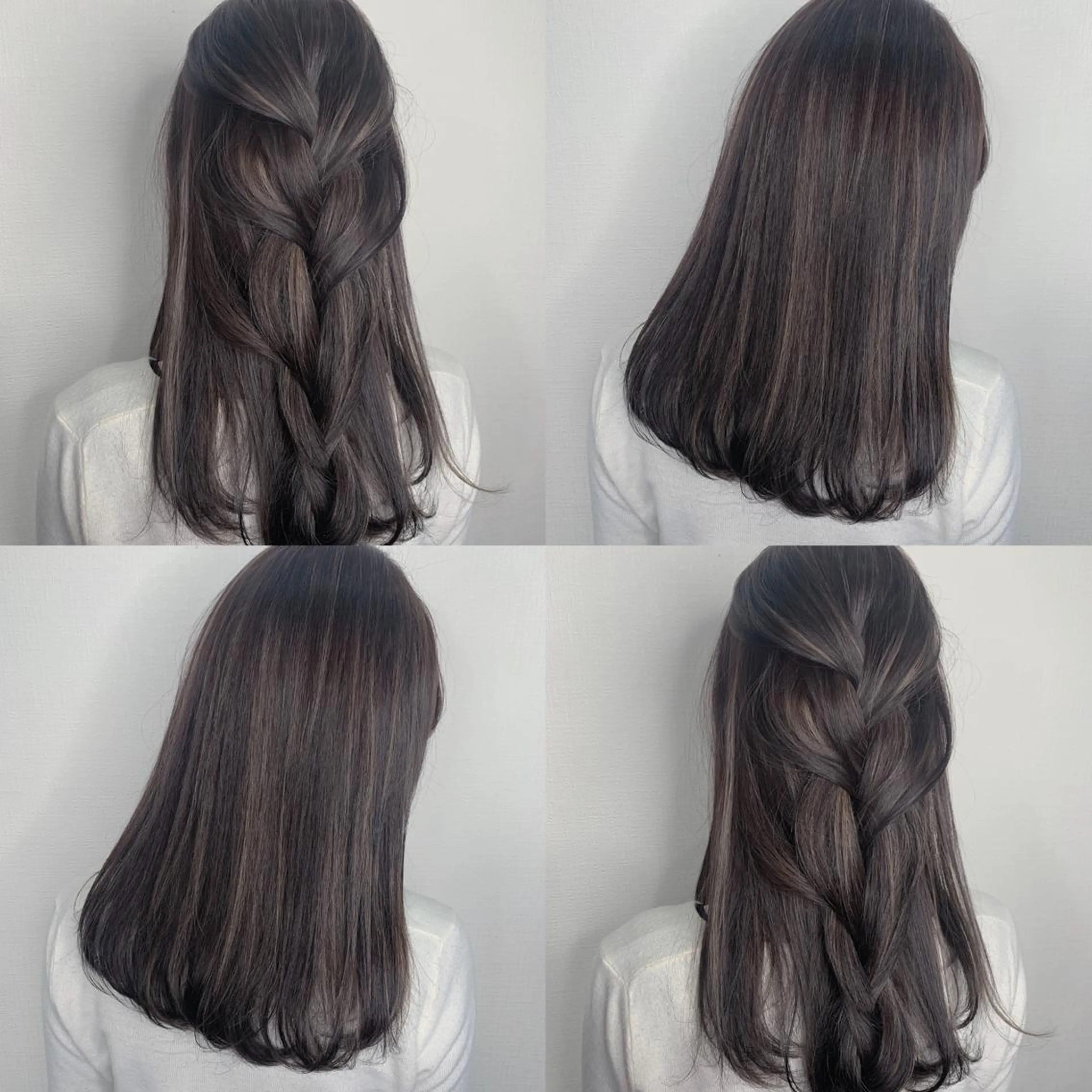 ロング ヘアカラー 袴田 伊代のヘアスタイル