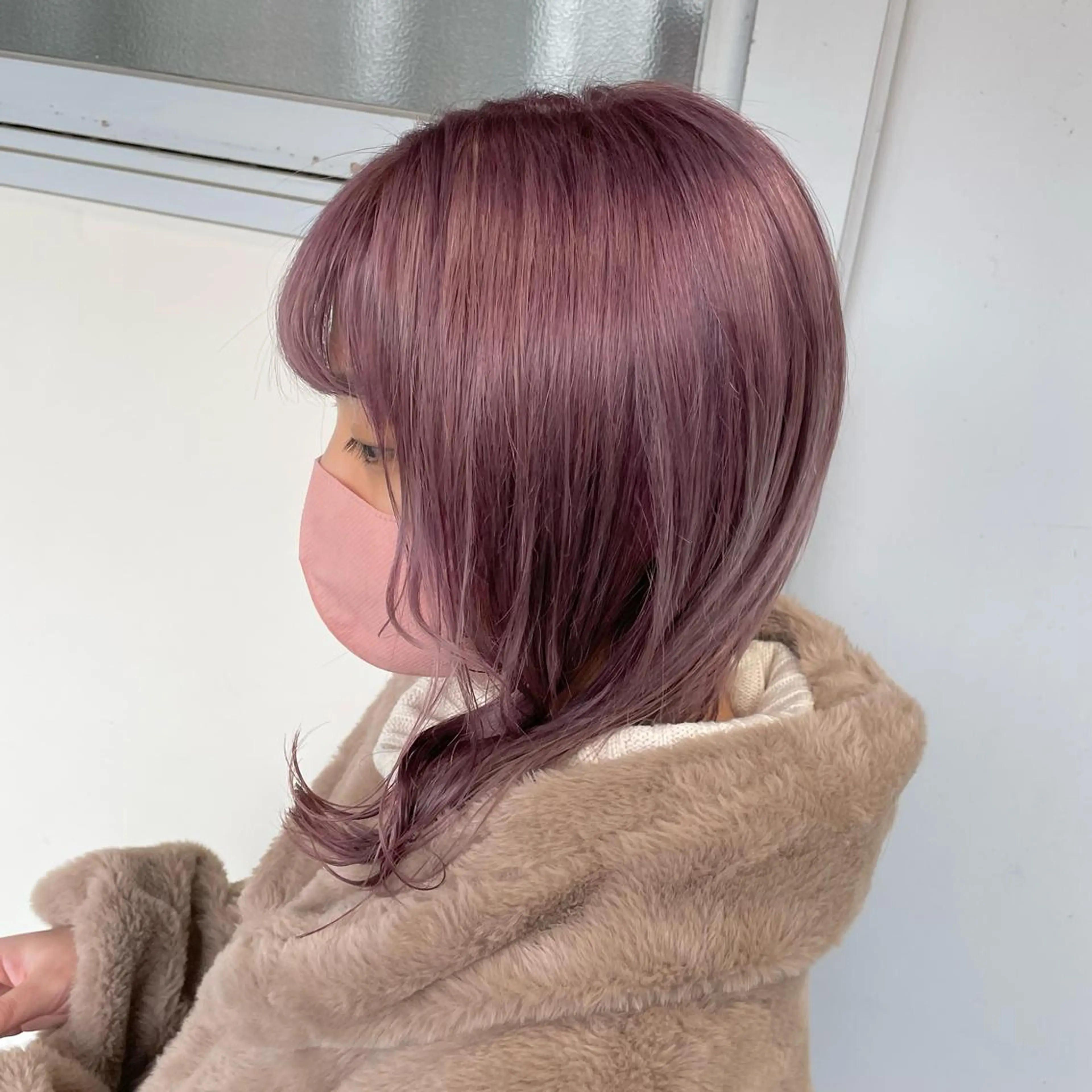 ミディアム カラー ヘアアレンジ カット ヘアカラー トリートメント maoブリーチ無し 似合わせカラーのヘアスタイル