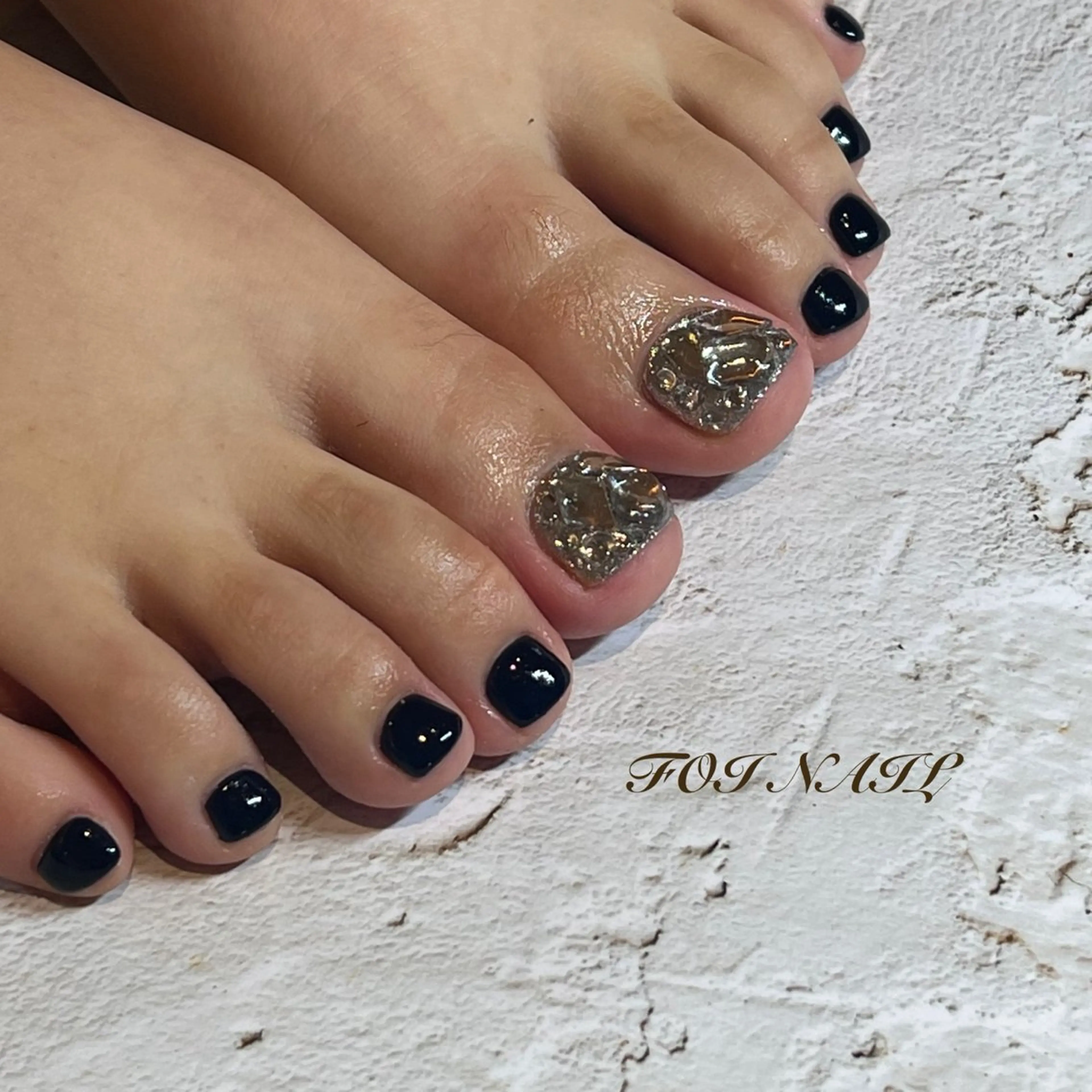 オフなし✨フットバス付き角質ケア&ジェルワンカラーの写真