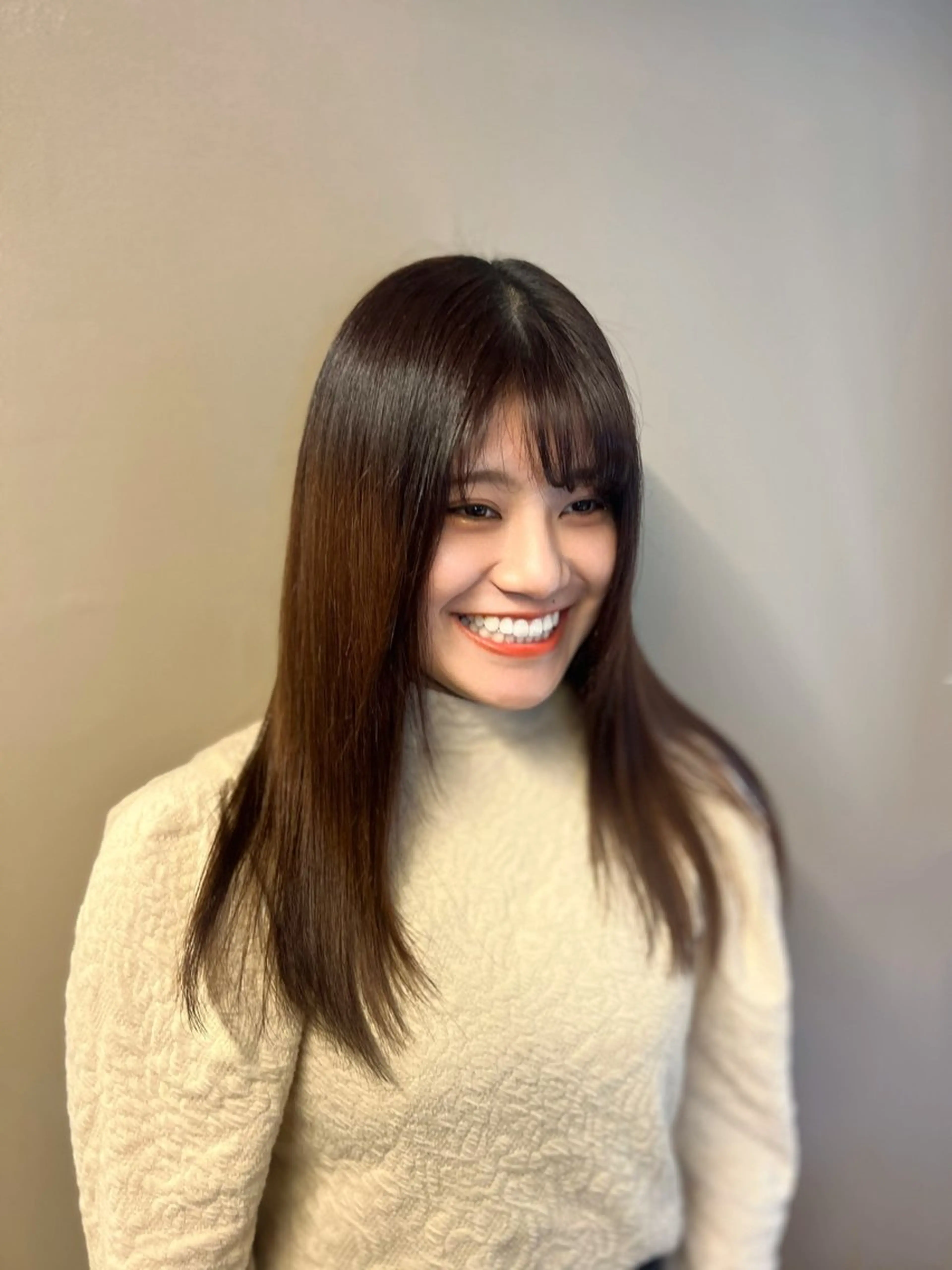 ロング カラー パーマ 髪質改善HALO トリートメント専門店のヘアスタイル