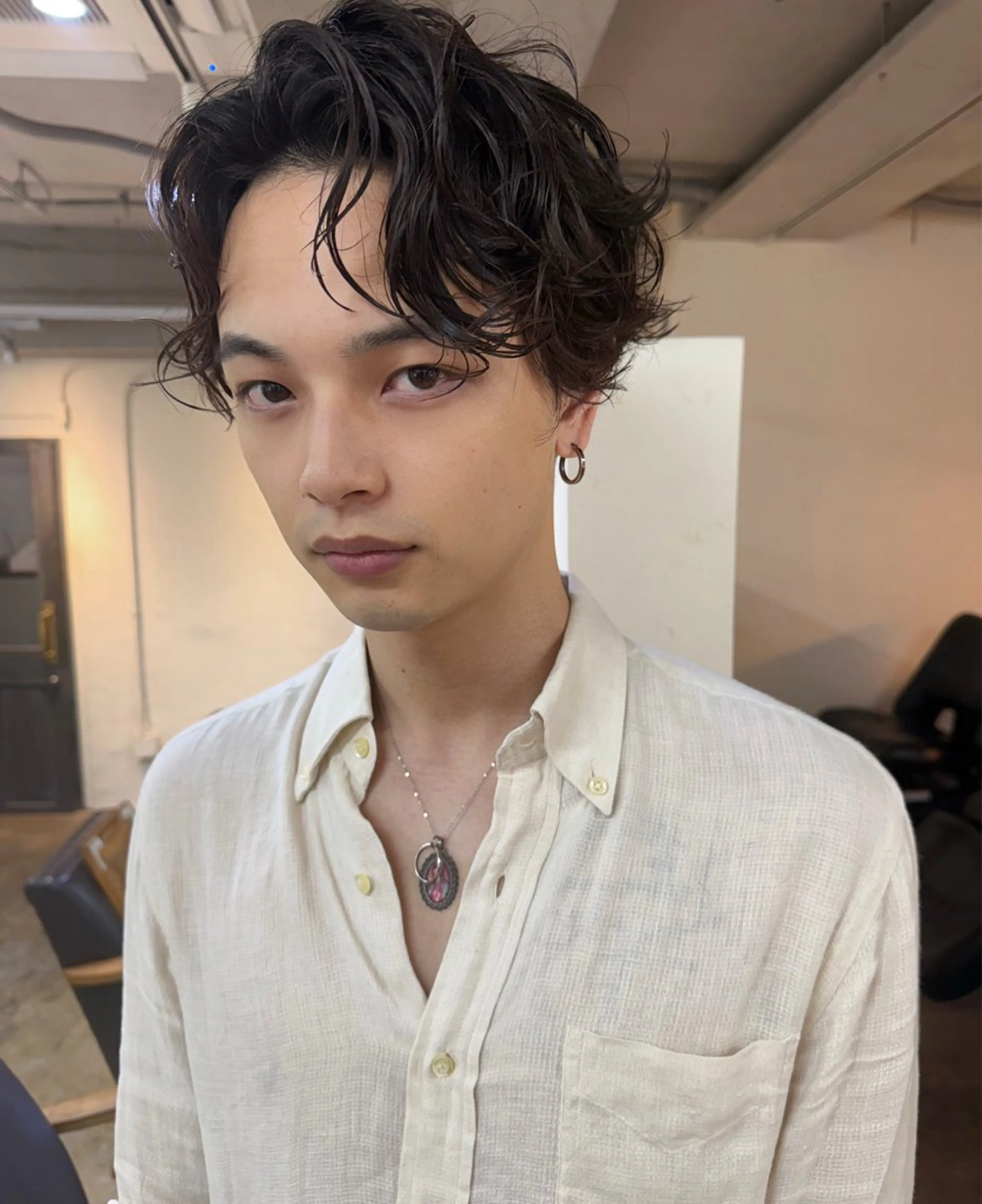 【メンズ限定】カット+ニュアンスパーマ+トリートメント(刈り上げ_ツーブロック_メンズパーマ_マッシュパーマ)の写真