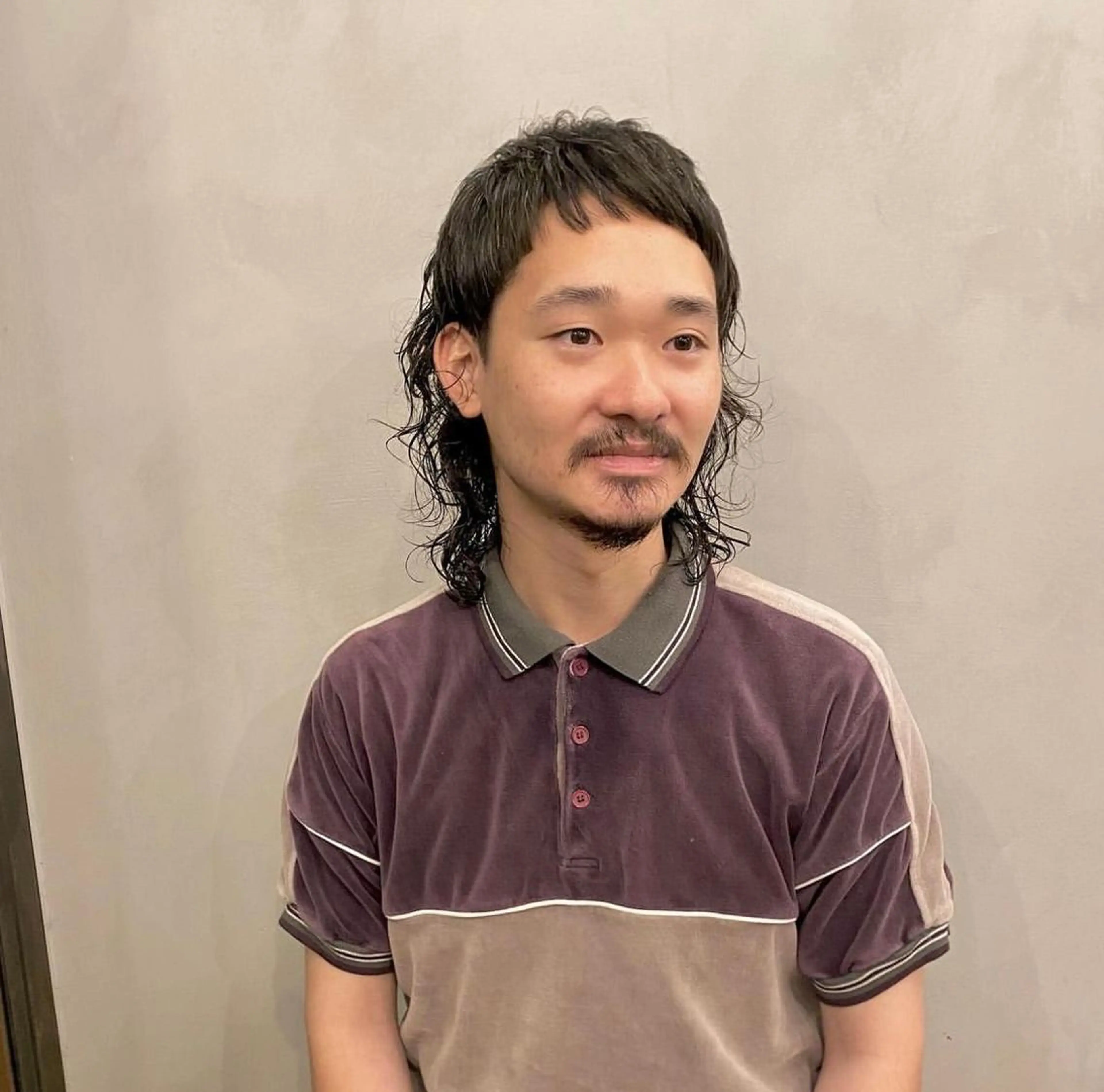 ミディアム パーマ メンズ ミディアムパーマ メンズパーマ AND THE BRICKS所属・AND THE BRICKS北川珠紀の眉毛・アイブロウイメージ