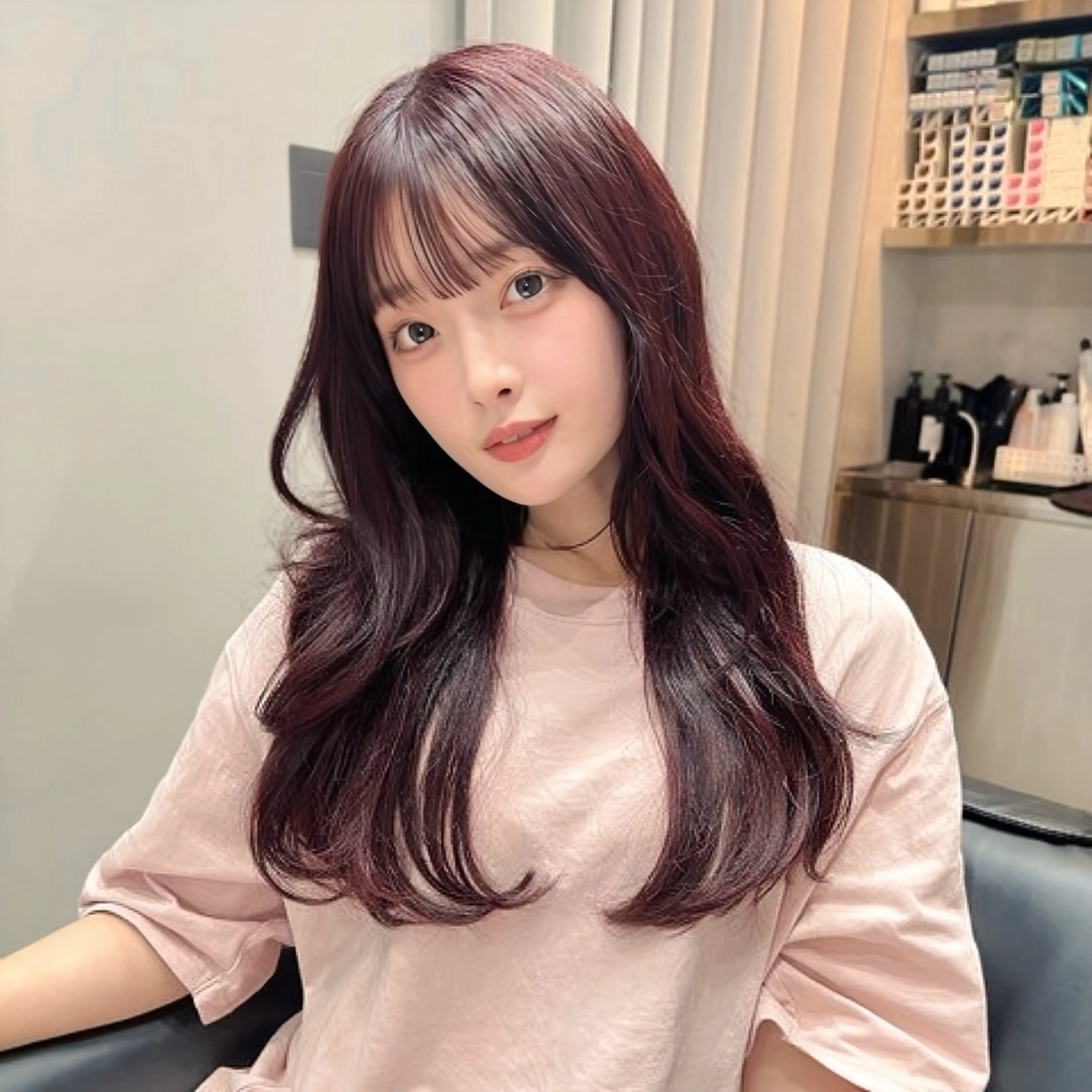 ロング カラー ヘアカラー トリートメント Celan 表参道所属・ゆうさ/髪質改善 /上品ガーリーのヘアスタイル