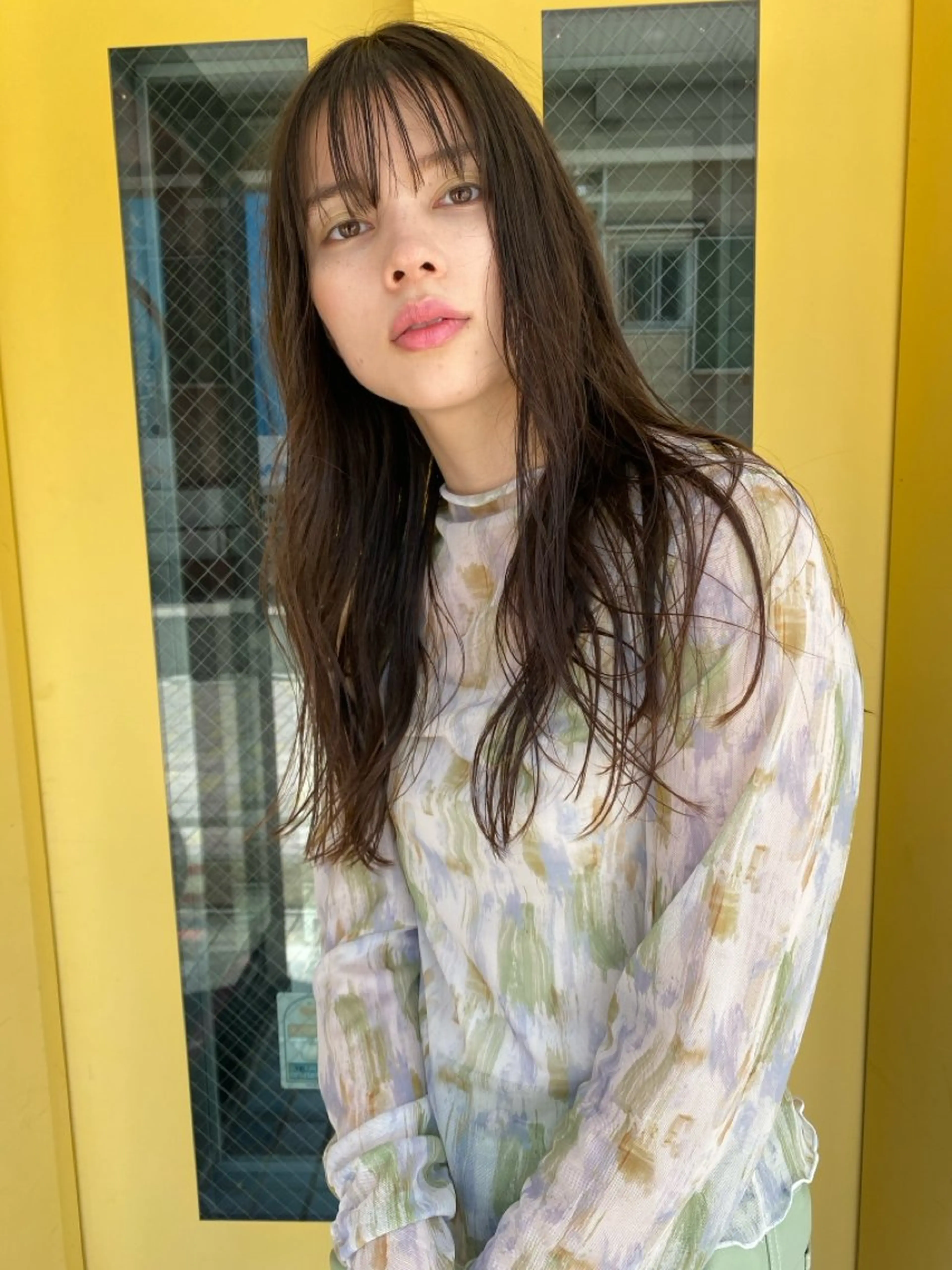 ロング カラー パーマ ヘアアレンジ ヘアカラー 縮毛矯正 トリートメント 似合わせカラー / レイヤーMADOKAのヘアスタイル