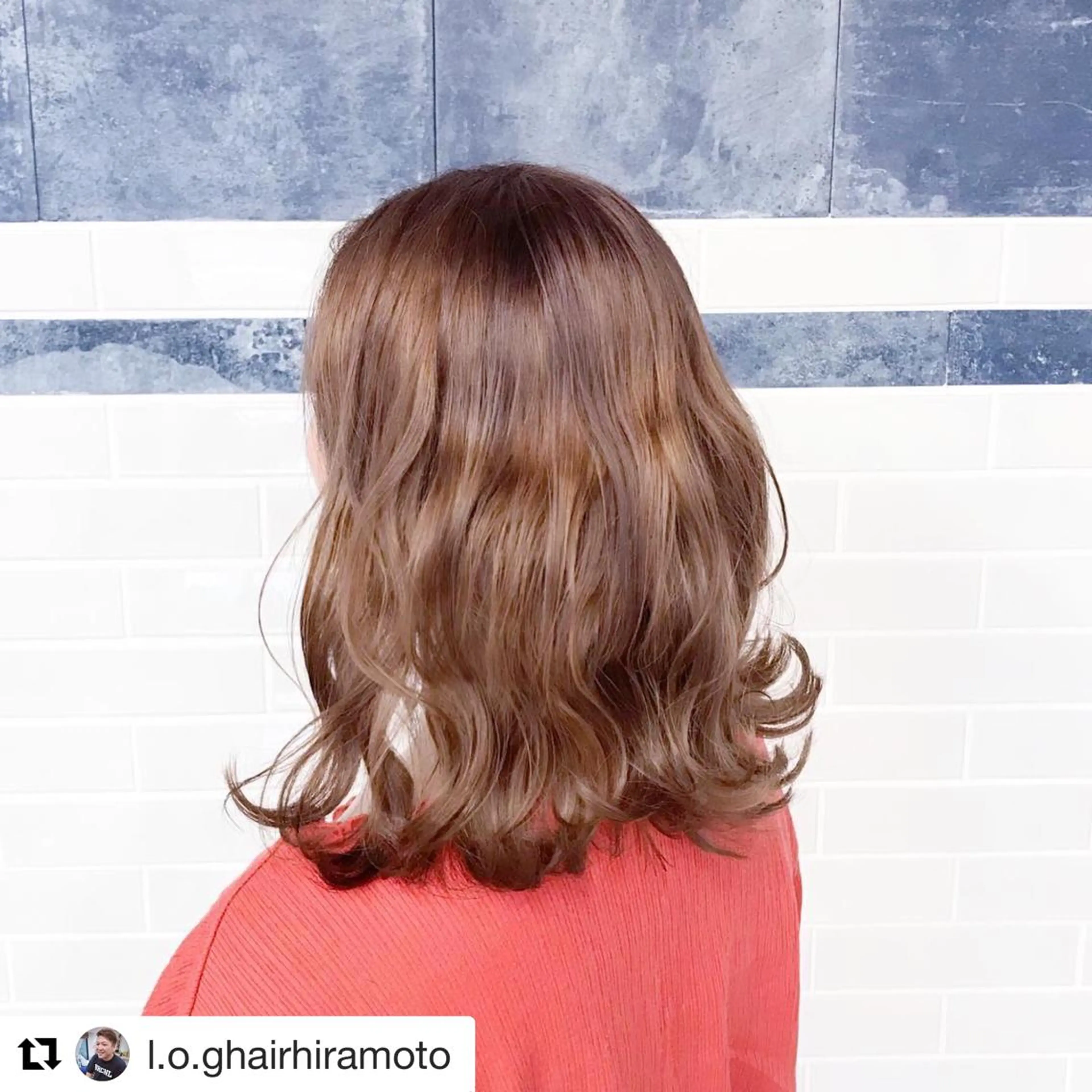 セミロング カラー アディクシーカラー カット ヘアカラー トリートメント ❤️Ruminate 日暮里店❤️のヘアスタイル