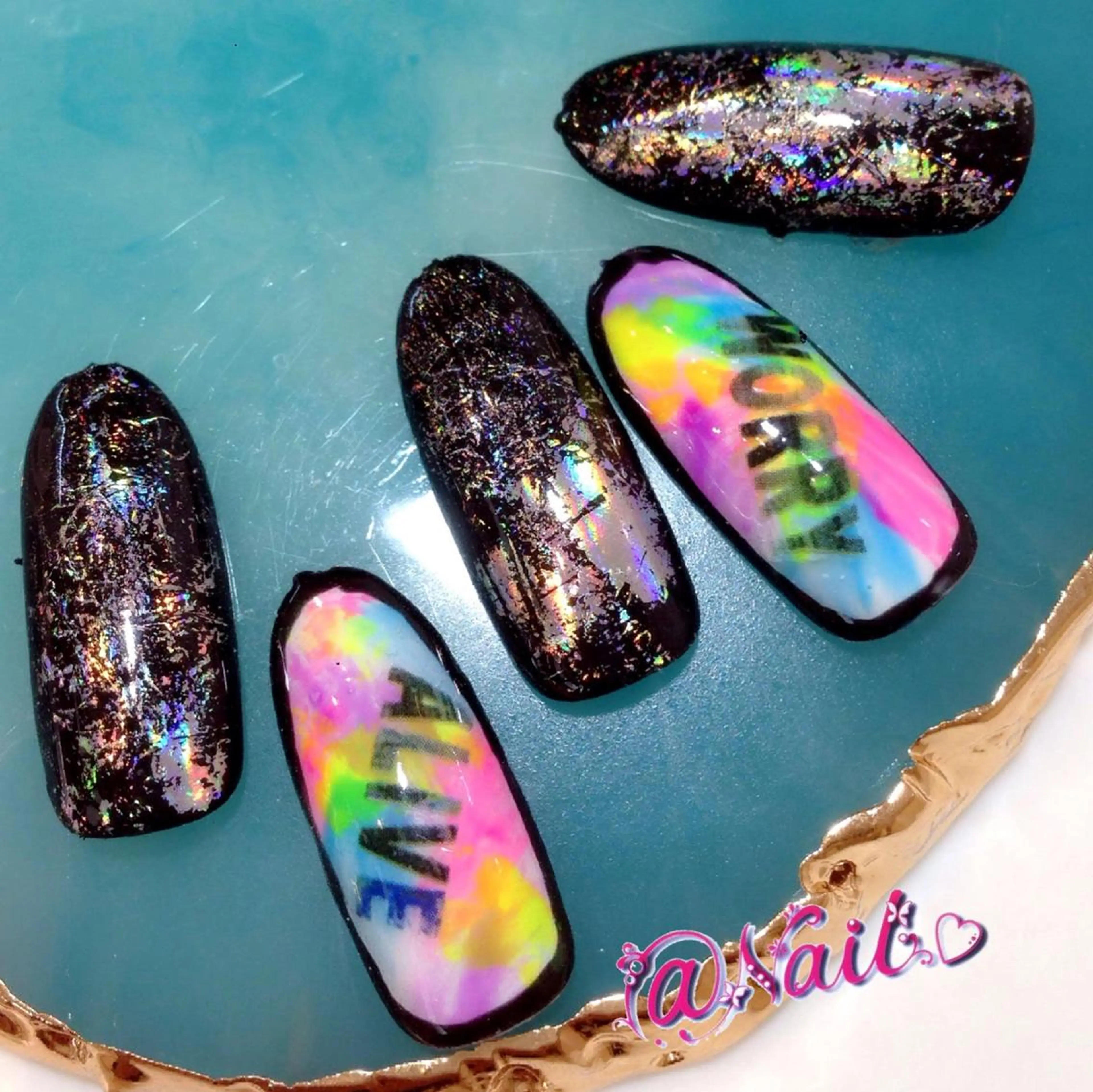 ネイル ネイルチップ 小尾 栞のネイルデザイン