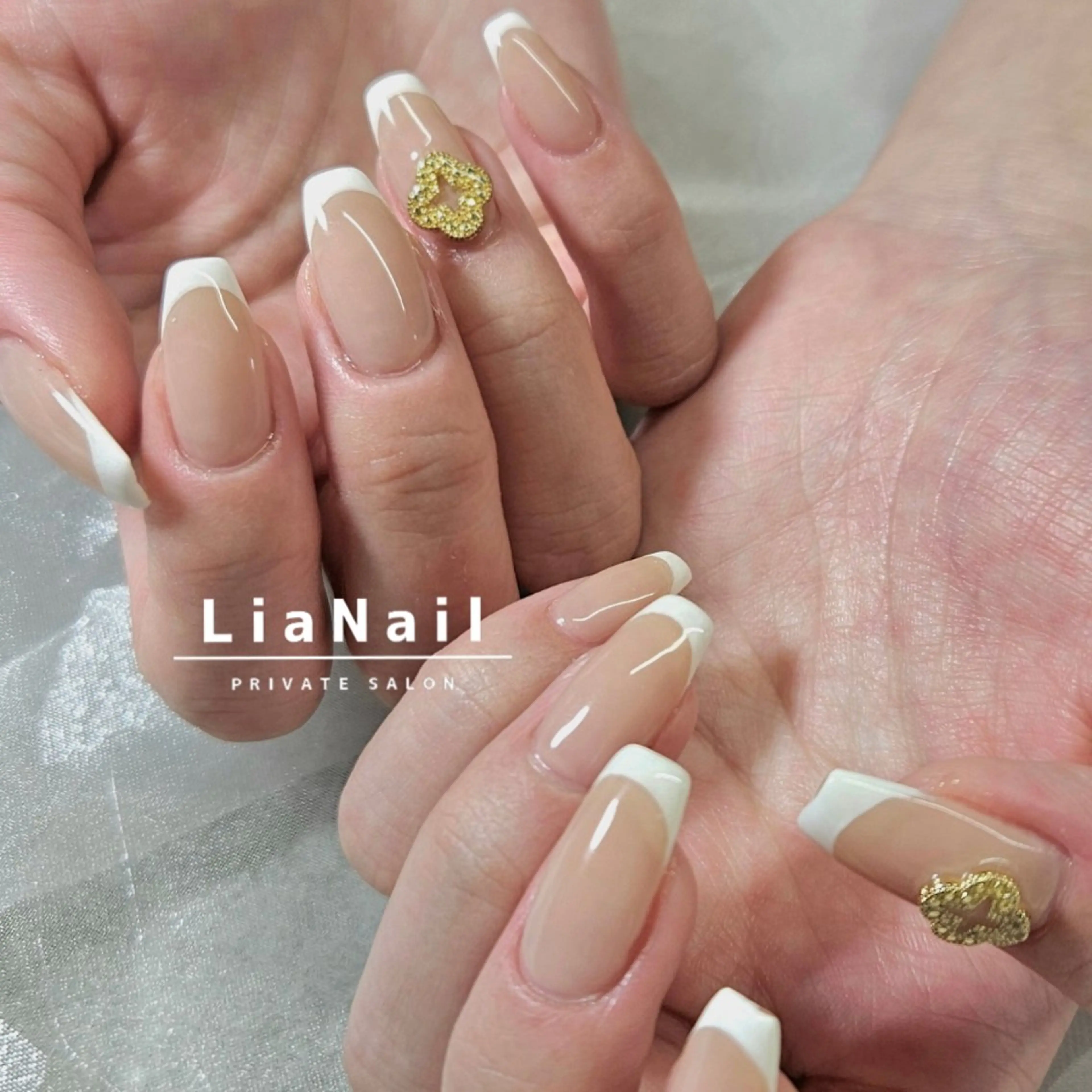 ネイル アートネイル フレンチネイル ハンドネイル Lia Nailのネイルデザイン