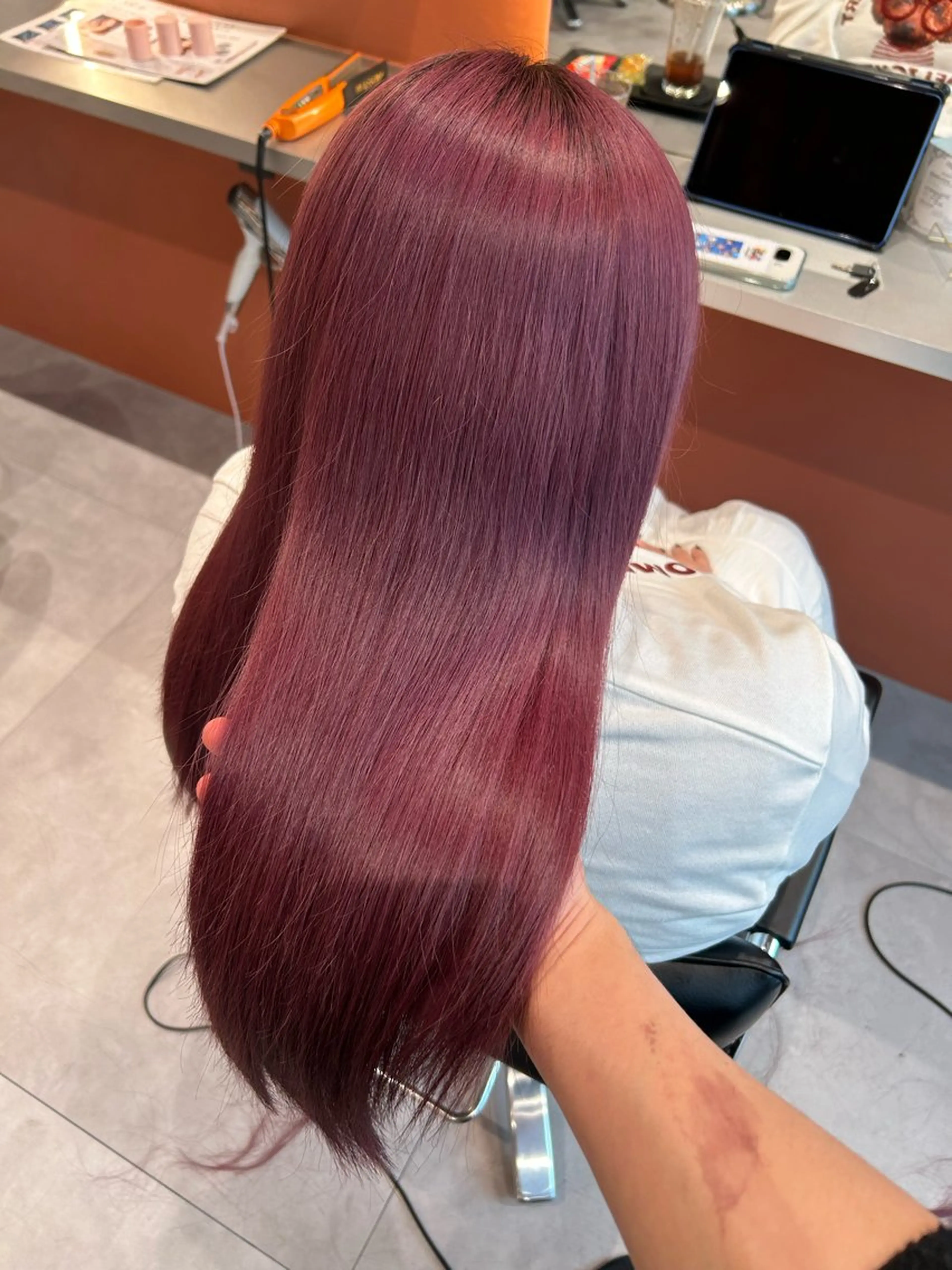 ロング カラー ヘアカラー トリートメント 🍓似合わせ　暖色 カラー🍓ayumuのヘアスタイル