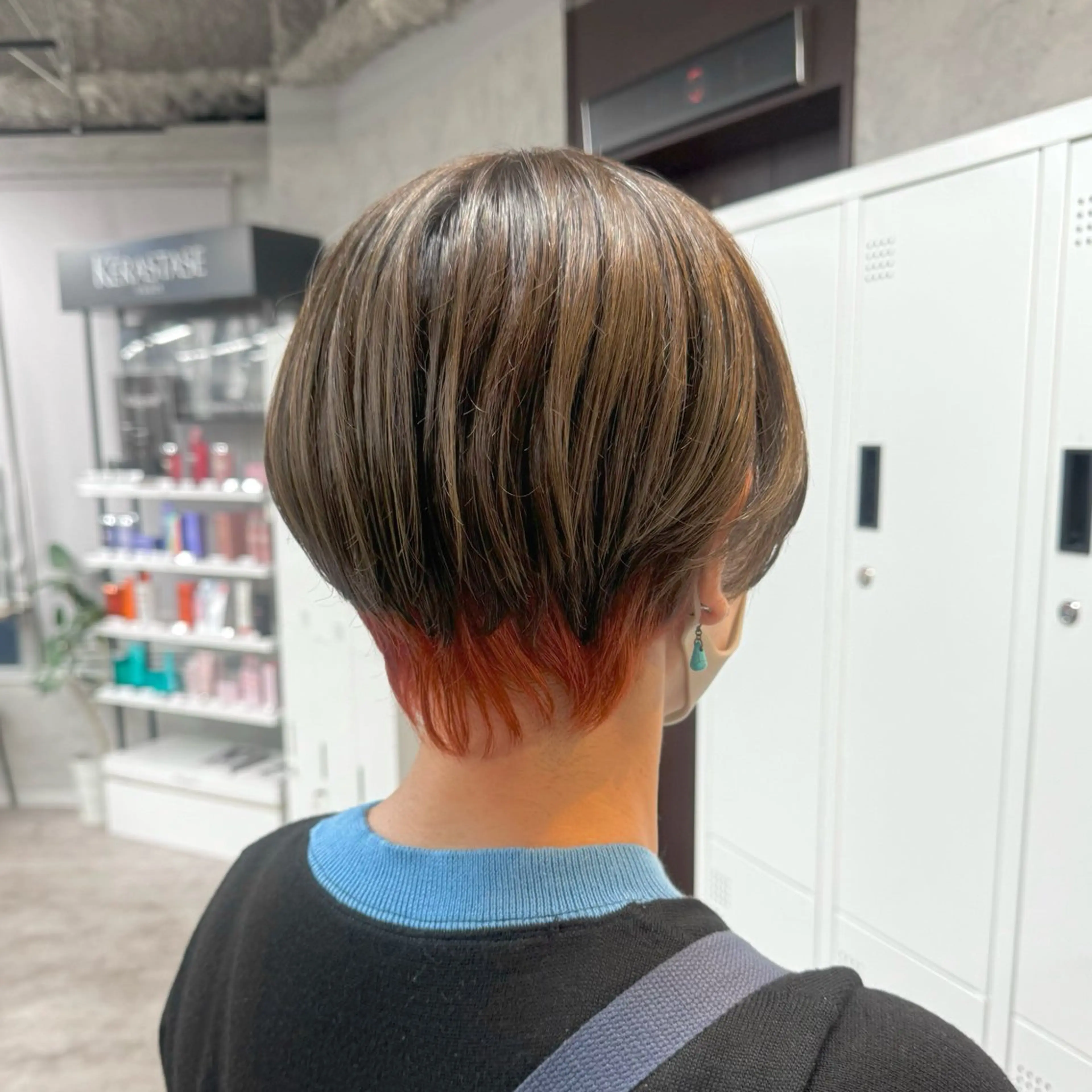 ショート カラー ヘアカラー JUNSHIN🦋 ヘアセット／カラーのヘアスタイル