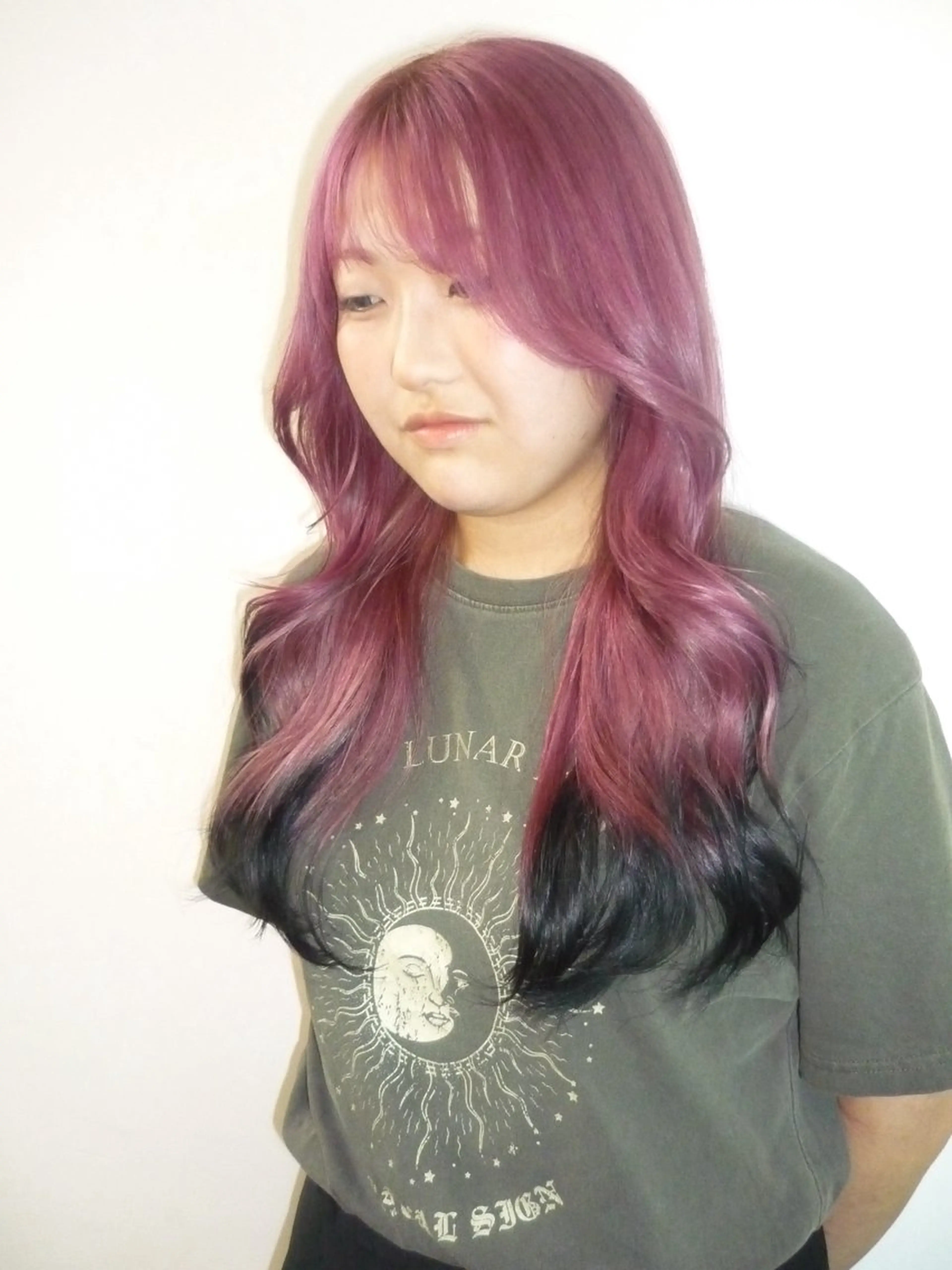 ロング カラー ヘアカラー 🌟暖色系ハイトーン 🌟AIのヘアスタイル