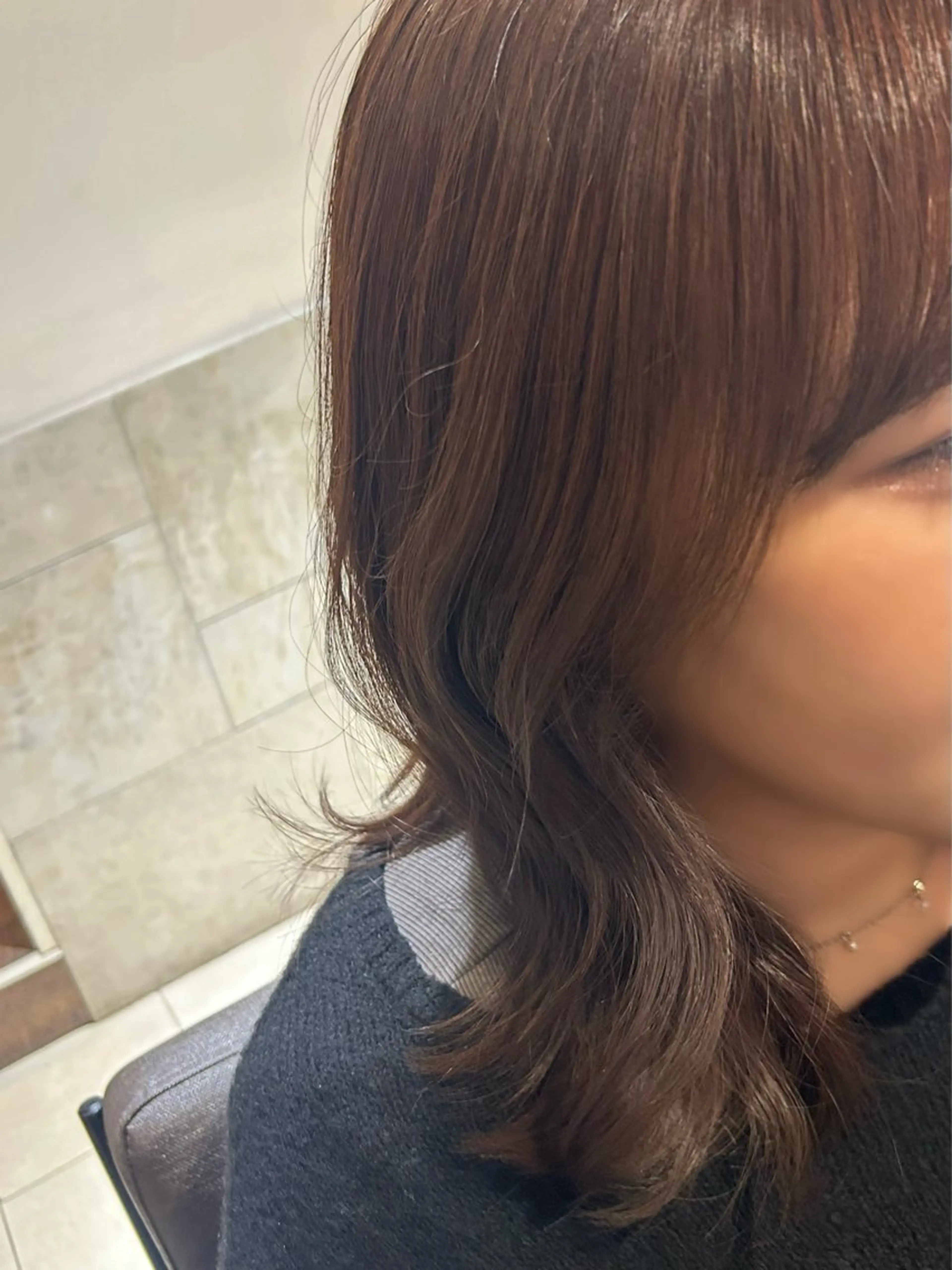 ミディアム くびれヘア おおがくみゆ🦙🍊 ‪‪⭐️池袋のヘアスタイル