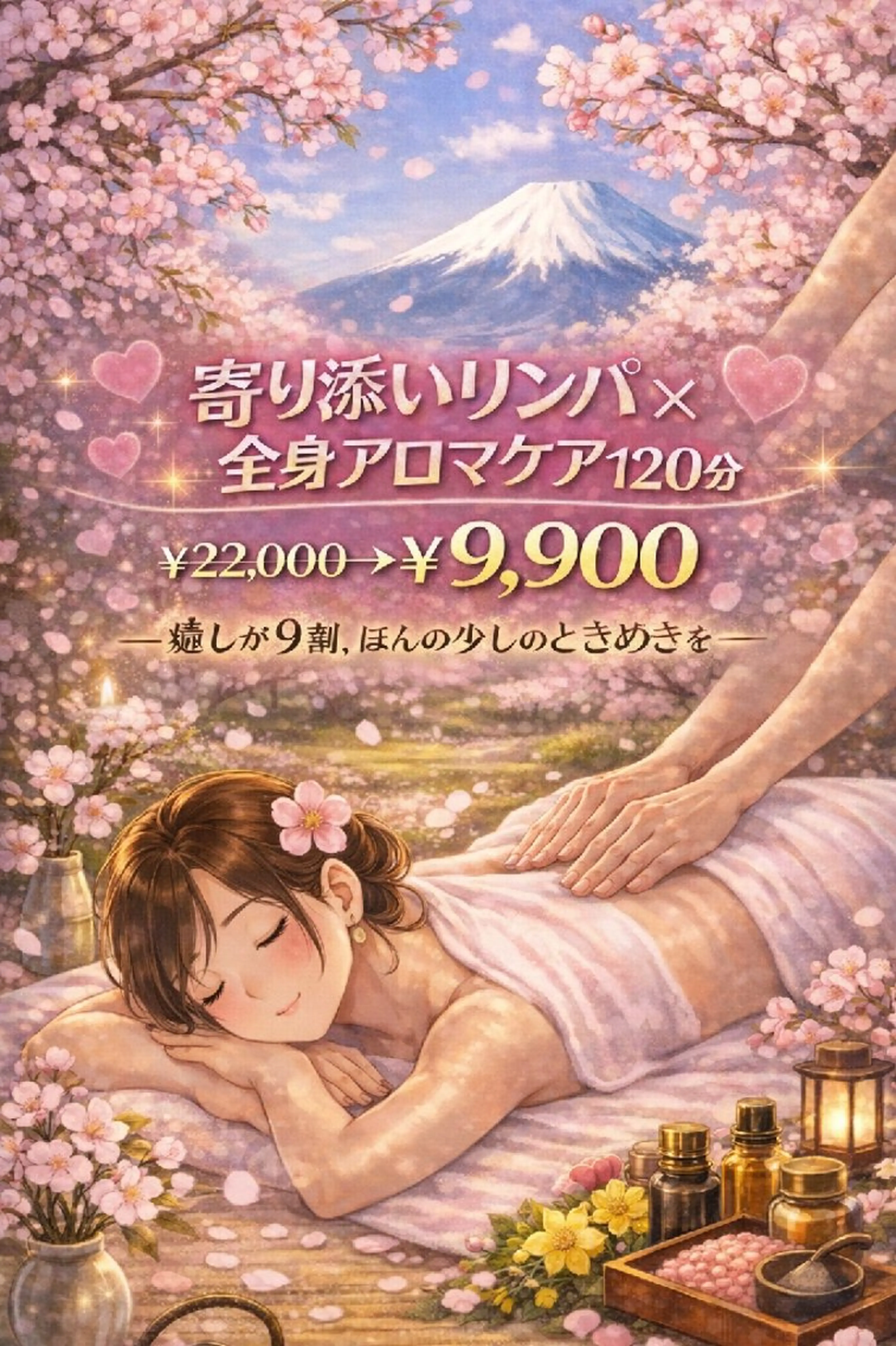 エステ リラク Comfortablebody所属・💖癒し×ときめき 💖寄り添い王子さくのエステ・リラクイメージ