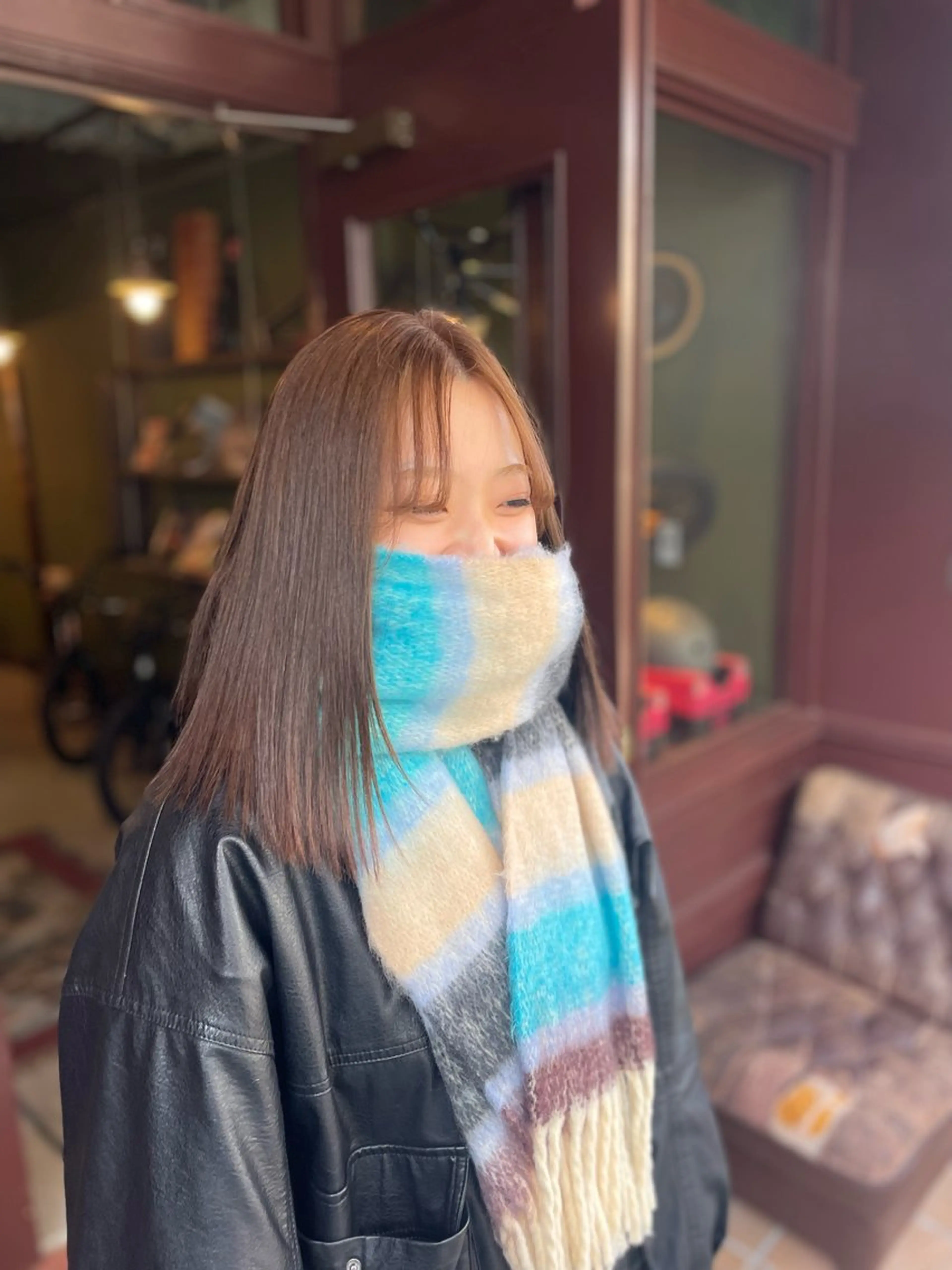 ミディアム カラー カット ヘアカラー トリートメント PATH-hair. storeのヘアスタイル