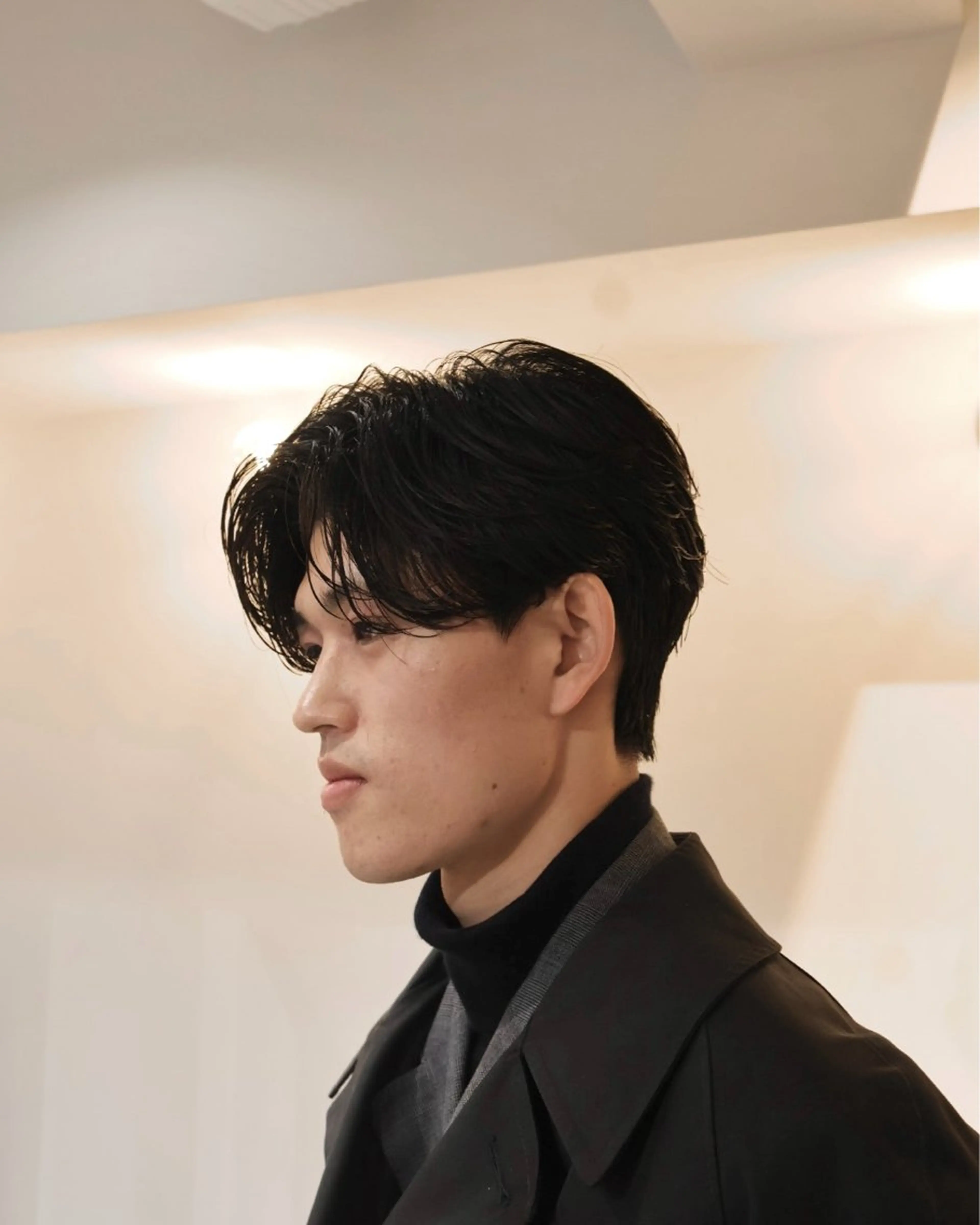 パーマ メンズ カット パーマ 心櫻/メンズパーマ/ ニュアンス/フェザーのヘアスタイル