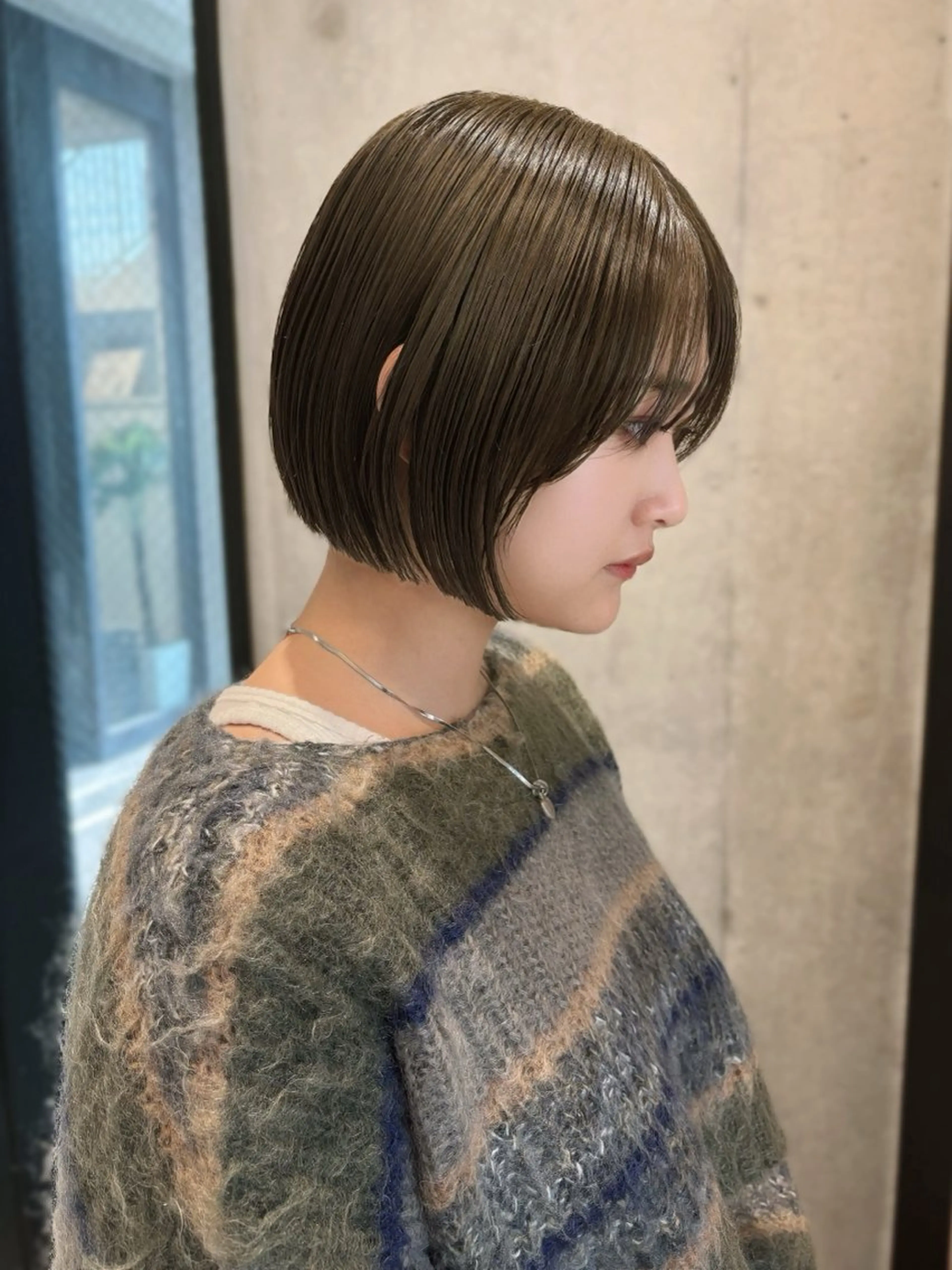 ショート カラー ダブルカラー ボブ ショートヘア cie所属・ボブ/ミニボブ 透明感カラーkadoのヘアスタイル