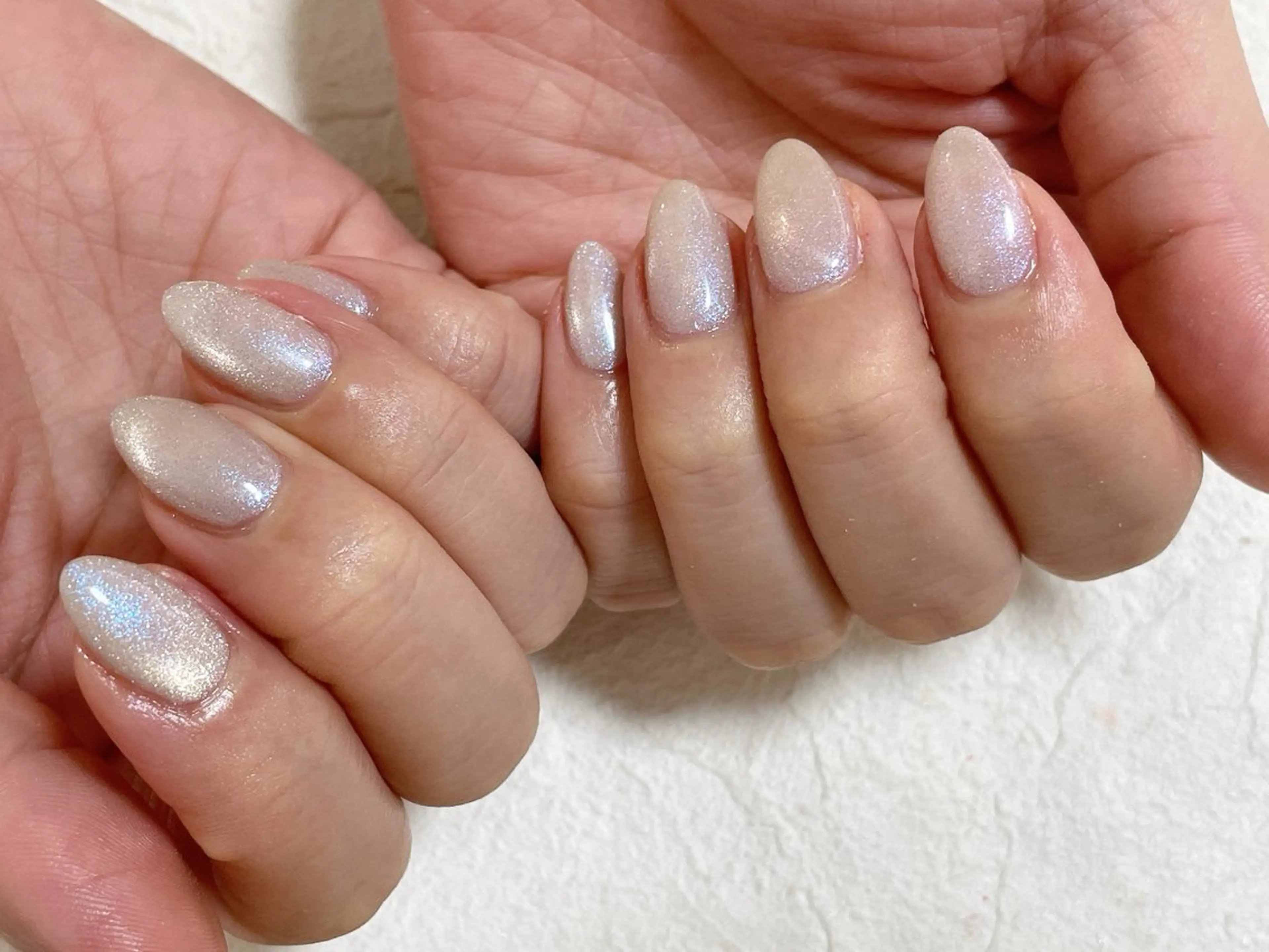 ネイル オーロラネイル フットネイル フレンチネイル ジェルネイル マグネットネイル ハンドネイル Mogu nail 二子玉川のネイルデザイン