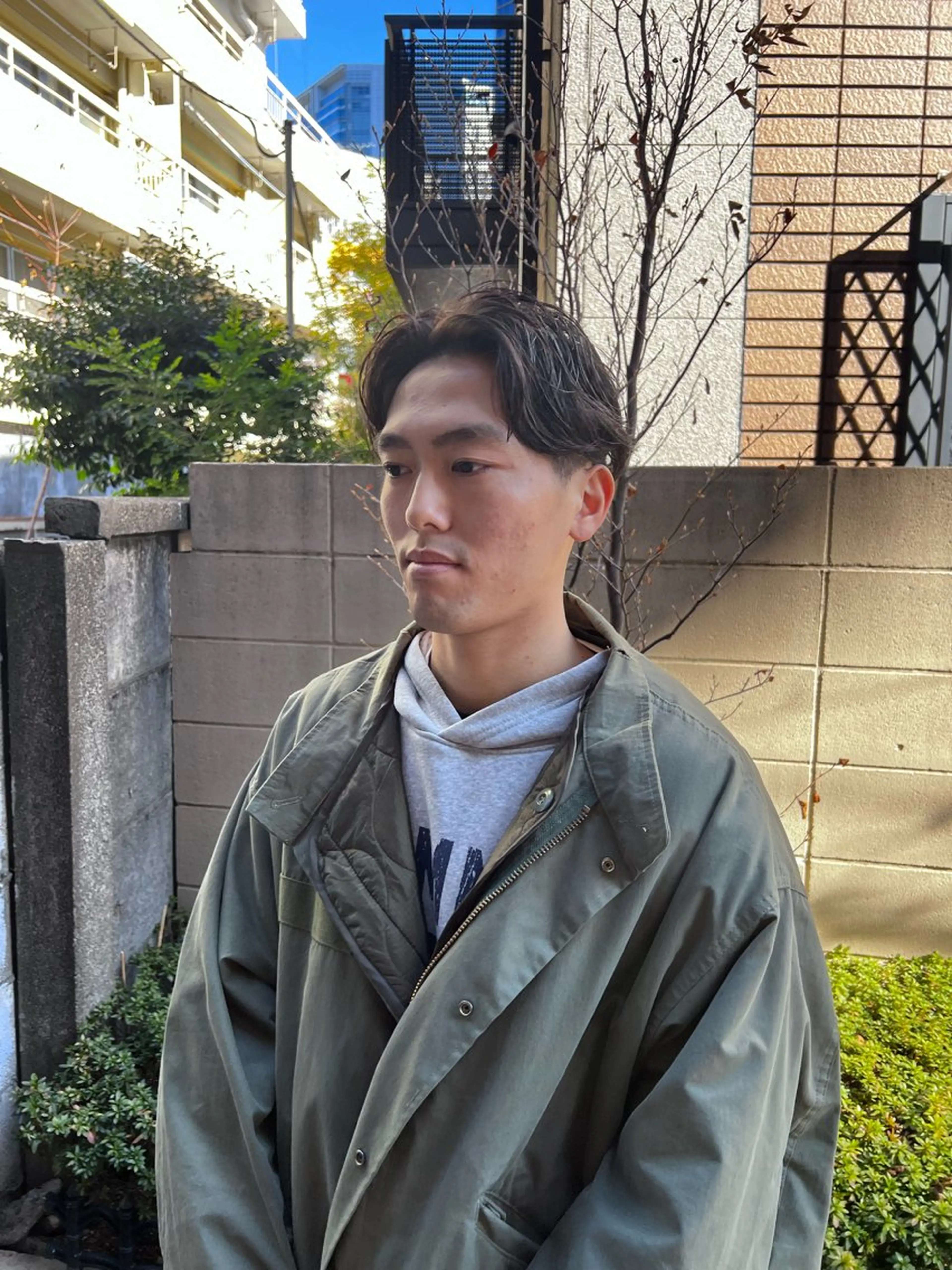 ショート パーマ 西川 凜のヘアスタイル