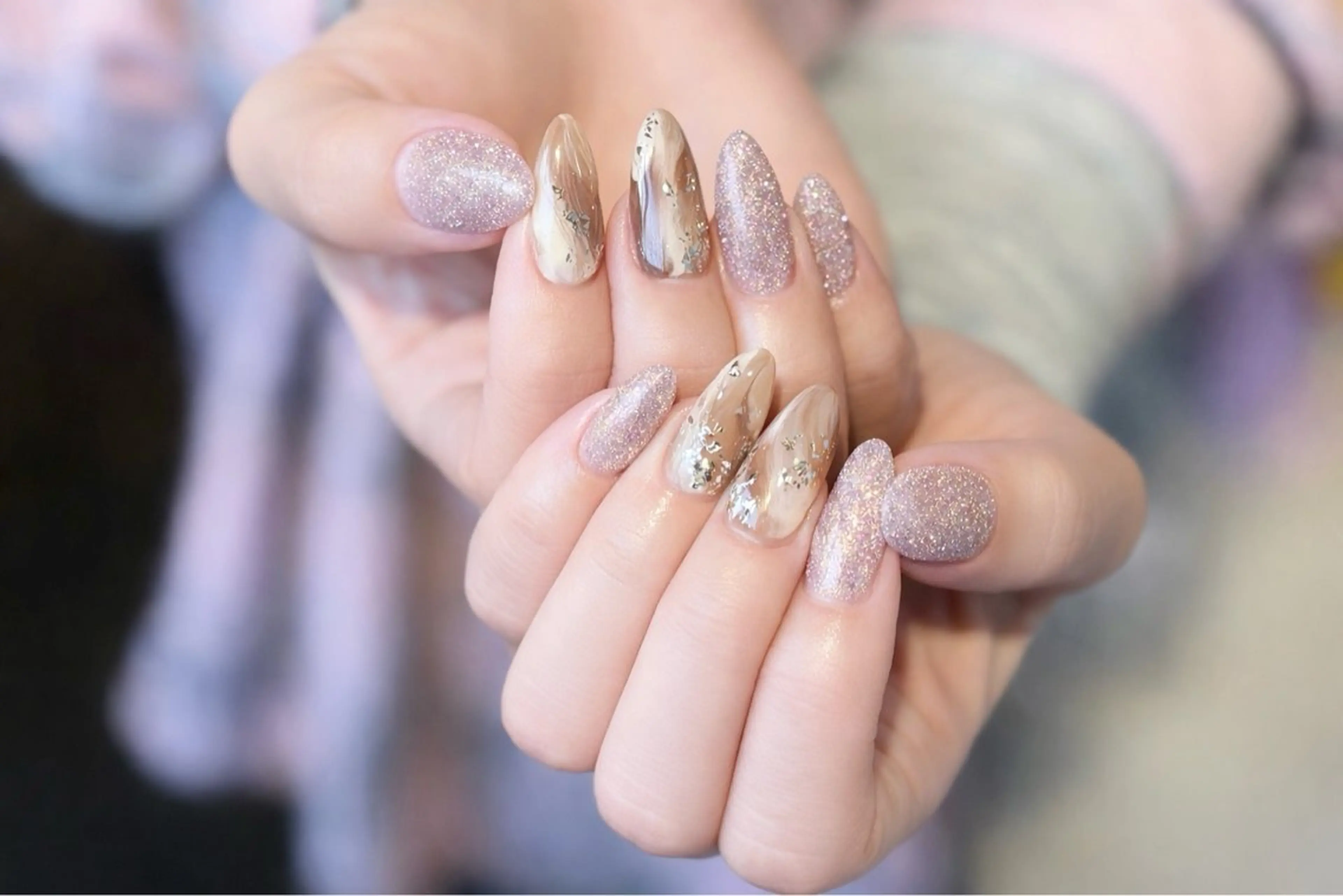 ネイル ニュアンスネイル 札幌ネイルgorella所属・gorella Ａのネイルデザイン