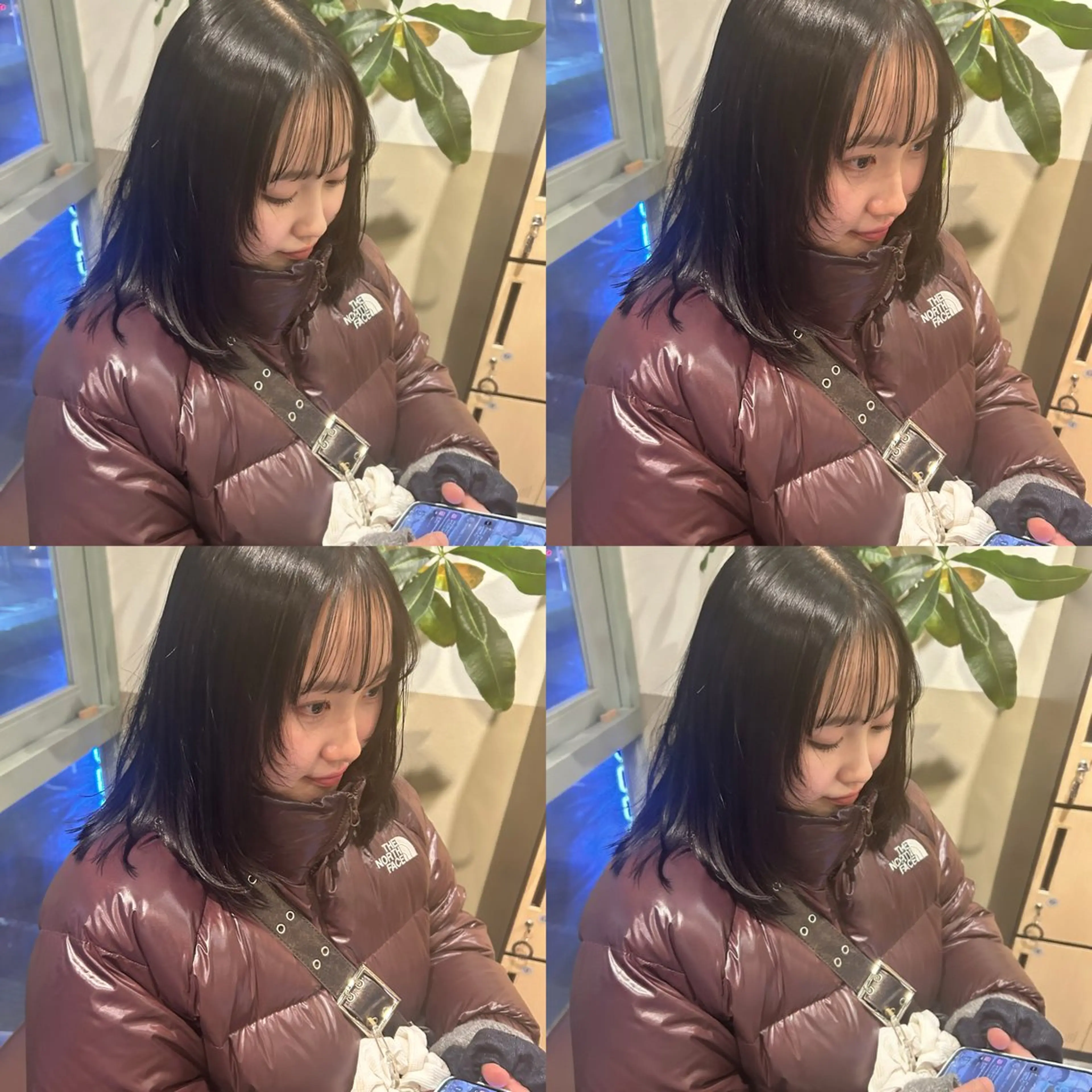 ミディアム カット ヘアカラー トリートメント 髪質改善/レイヤー/ ボブ/井上　陽のヘアスタイル