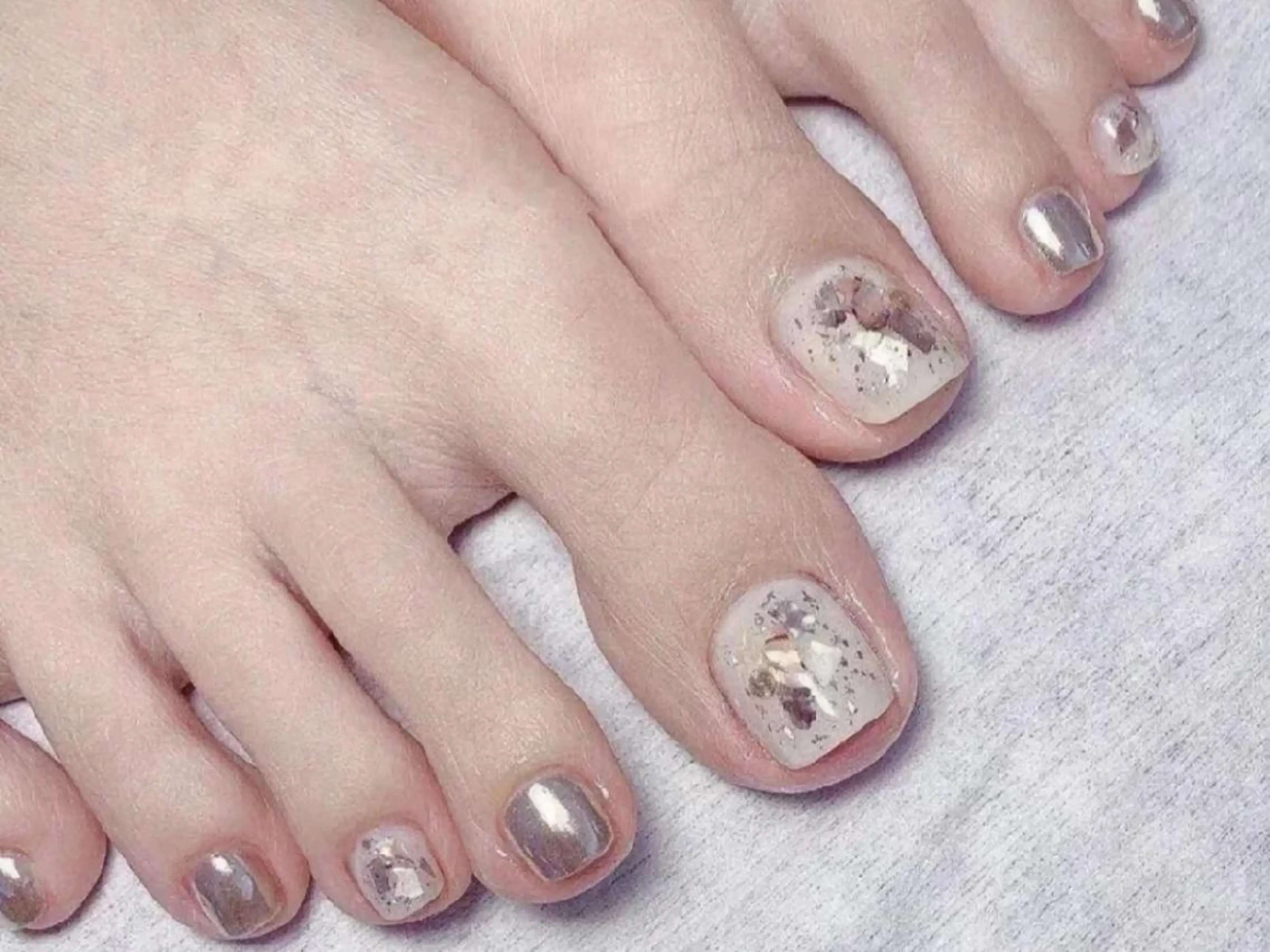 ネイル ネイリストゆか💅 長さだし、深爪矯正のネイルデザイン