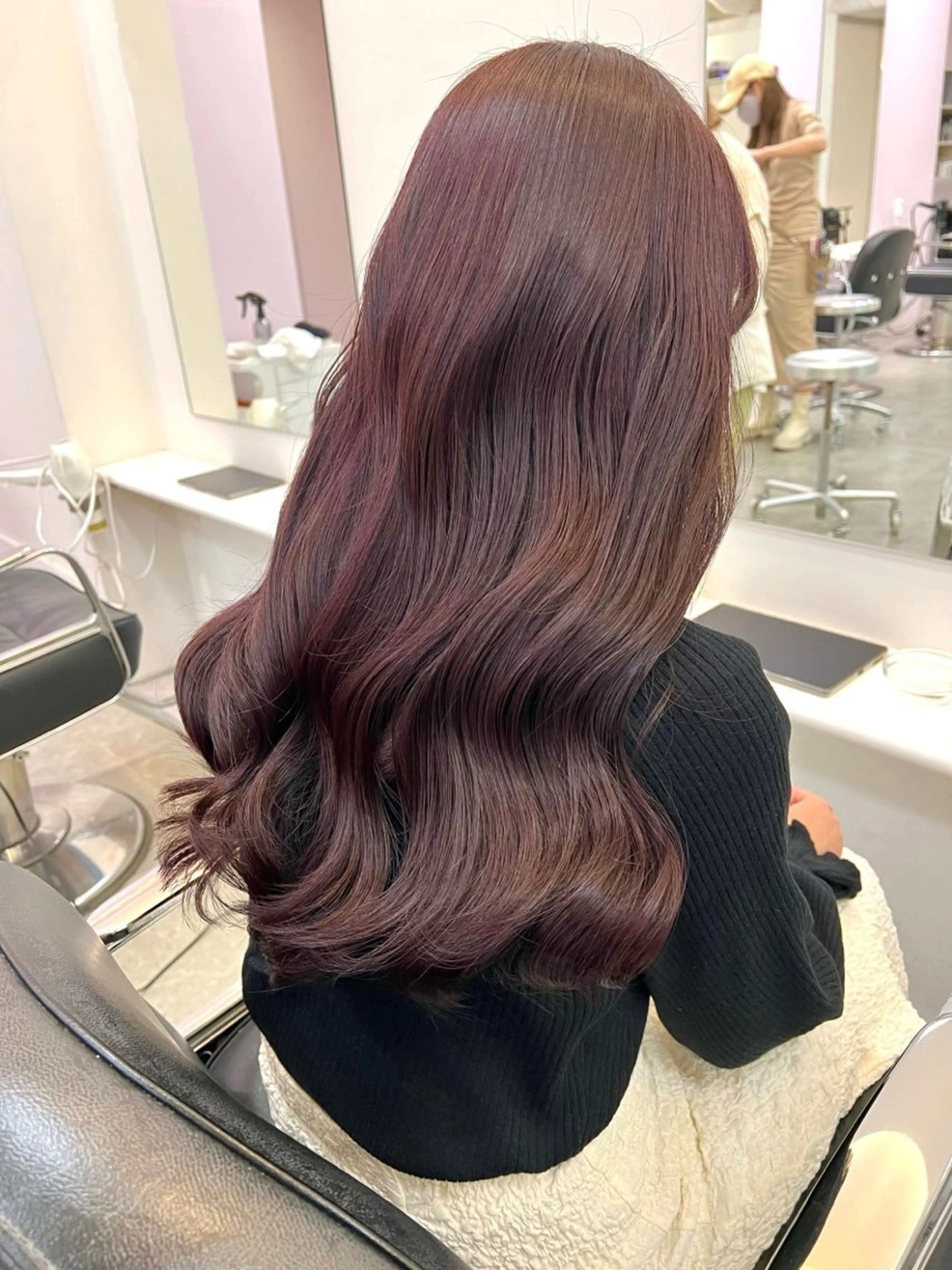 ロング カラー ヘアカラー ParveMix🍀 藤原愛未のヘアスタイル