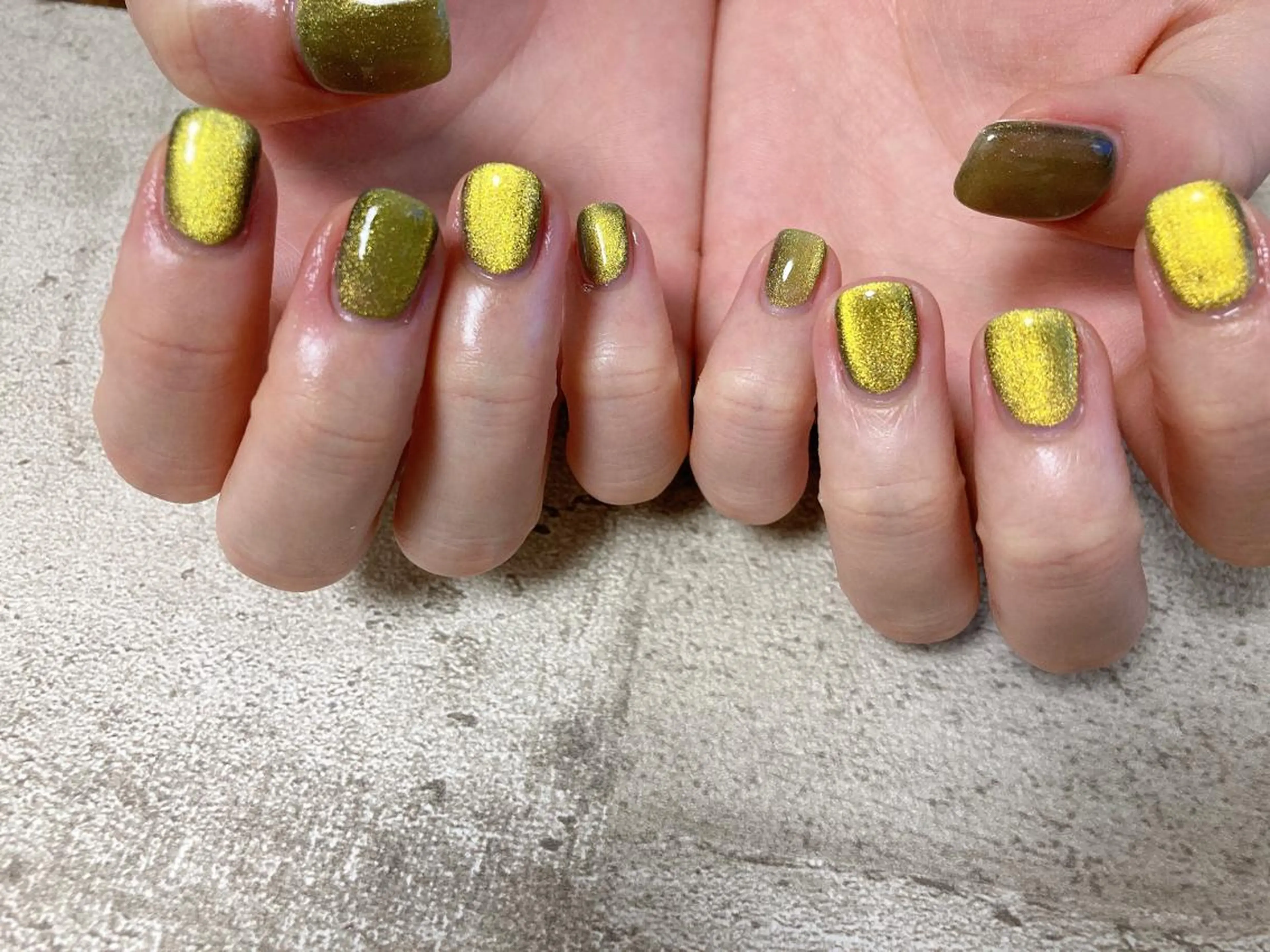 ネイル マグネットネイル ハンドネイル Mogu nail 二子玉川のネイルデザイン