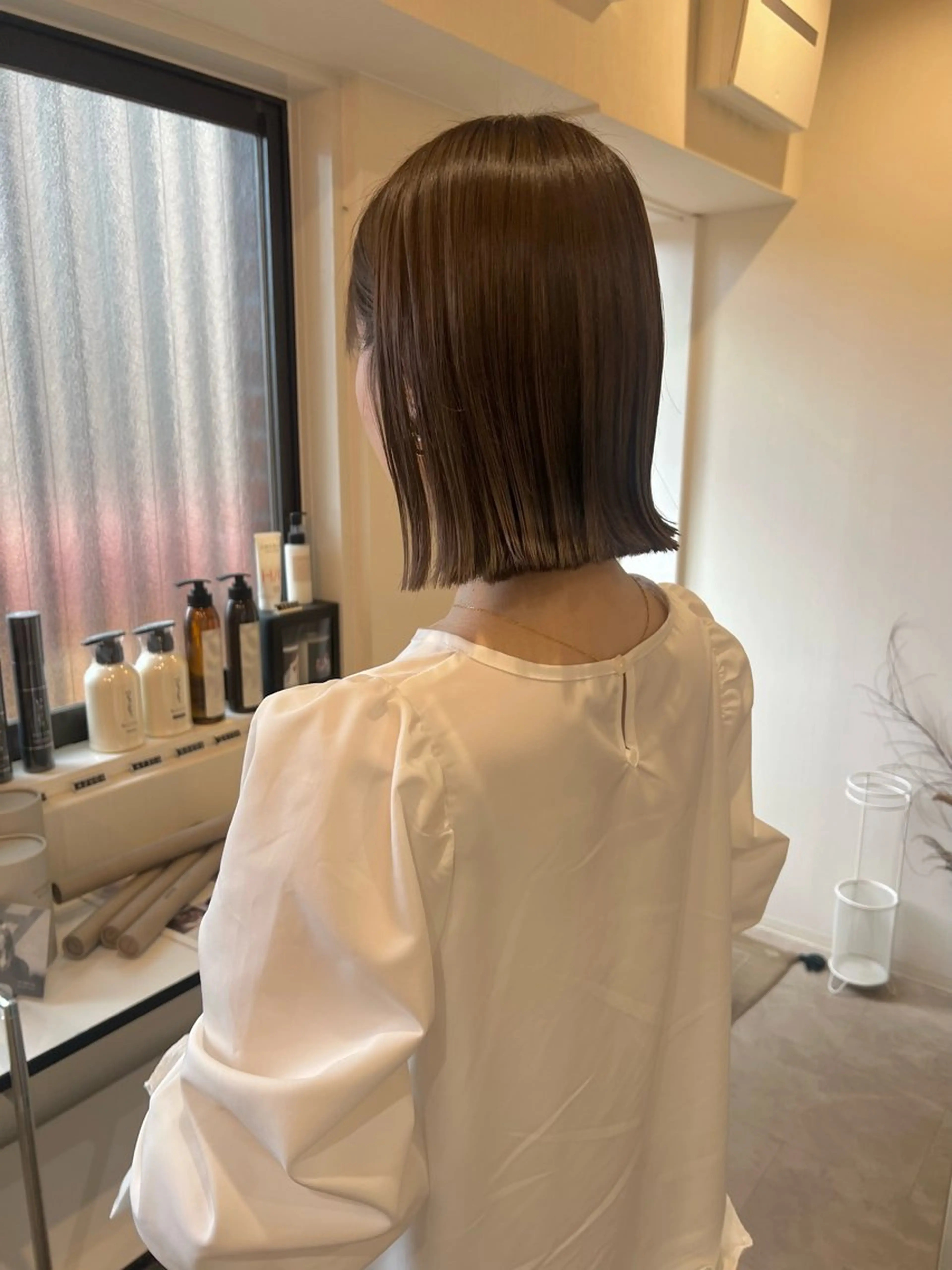 ショート カラー カット ヘアカラー トリートメント トレンドと似合わせ/ マンツーマン/西上楓のヘアスタイル