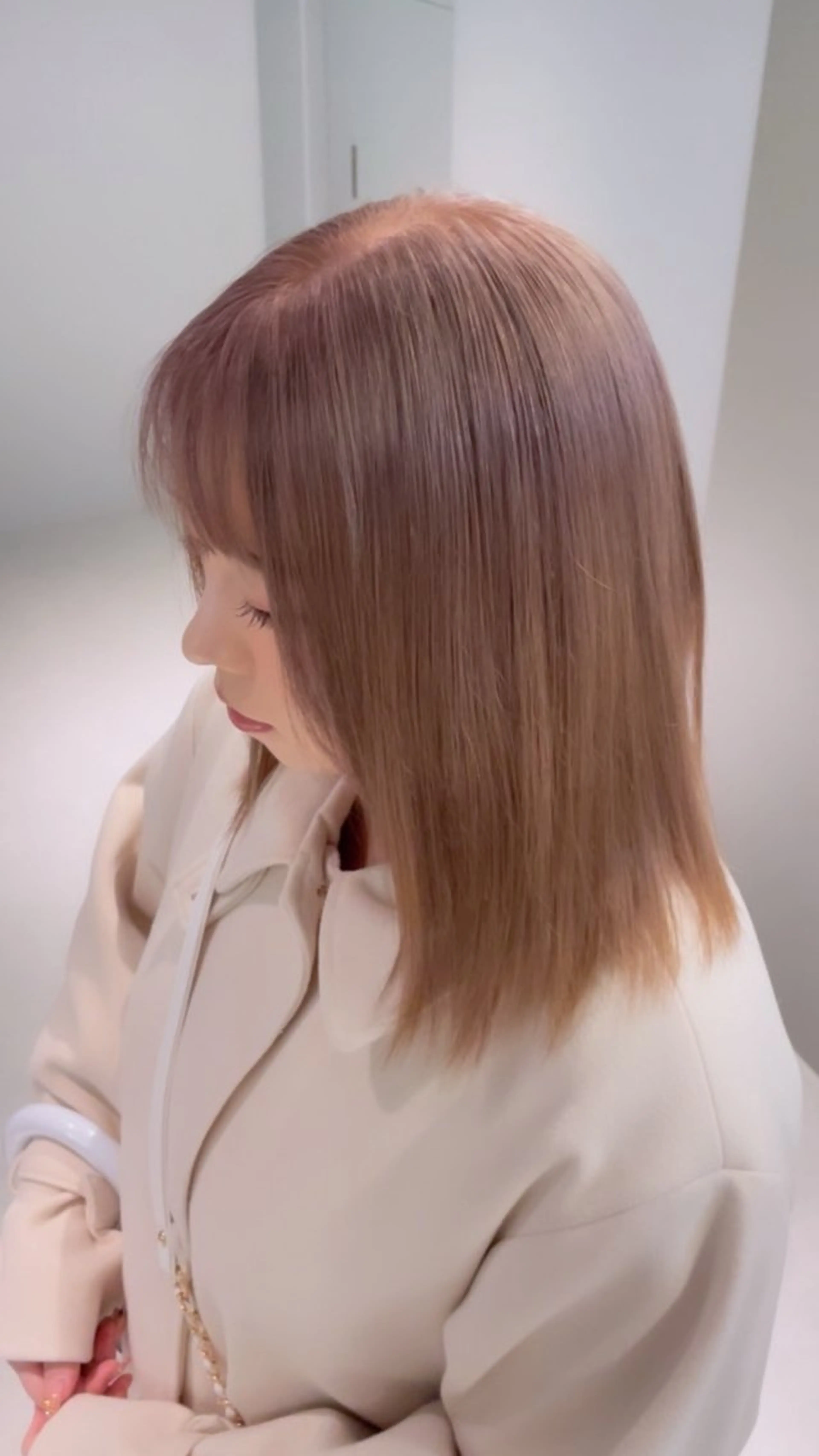 ミディアム カラー Lei所属・黒田 優里 🎀🫧のヘアスタイル