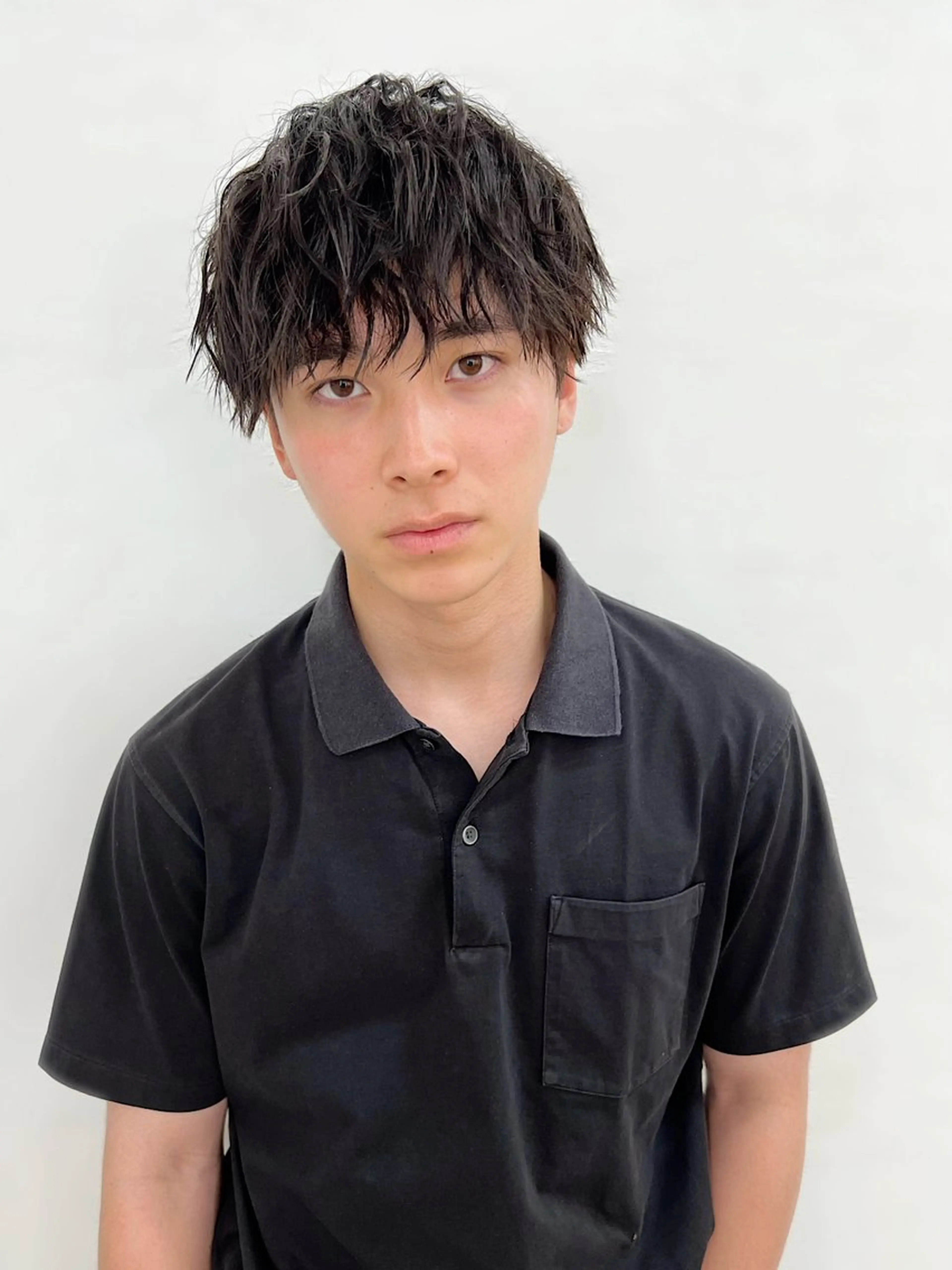 ショート メンズ カット パーマ "オトナ髪”/ LAKA TOCCAのヘアスタイル