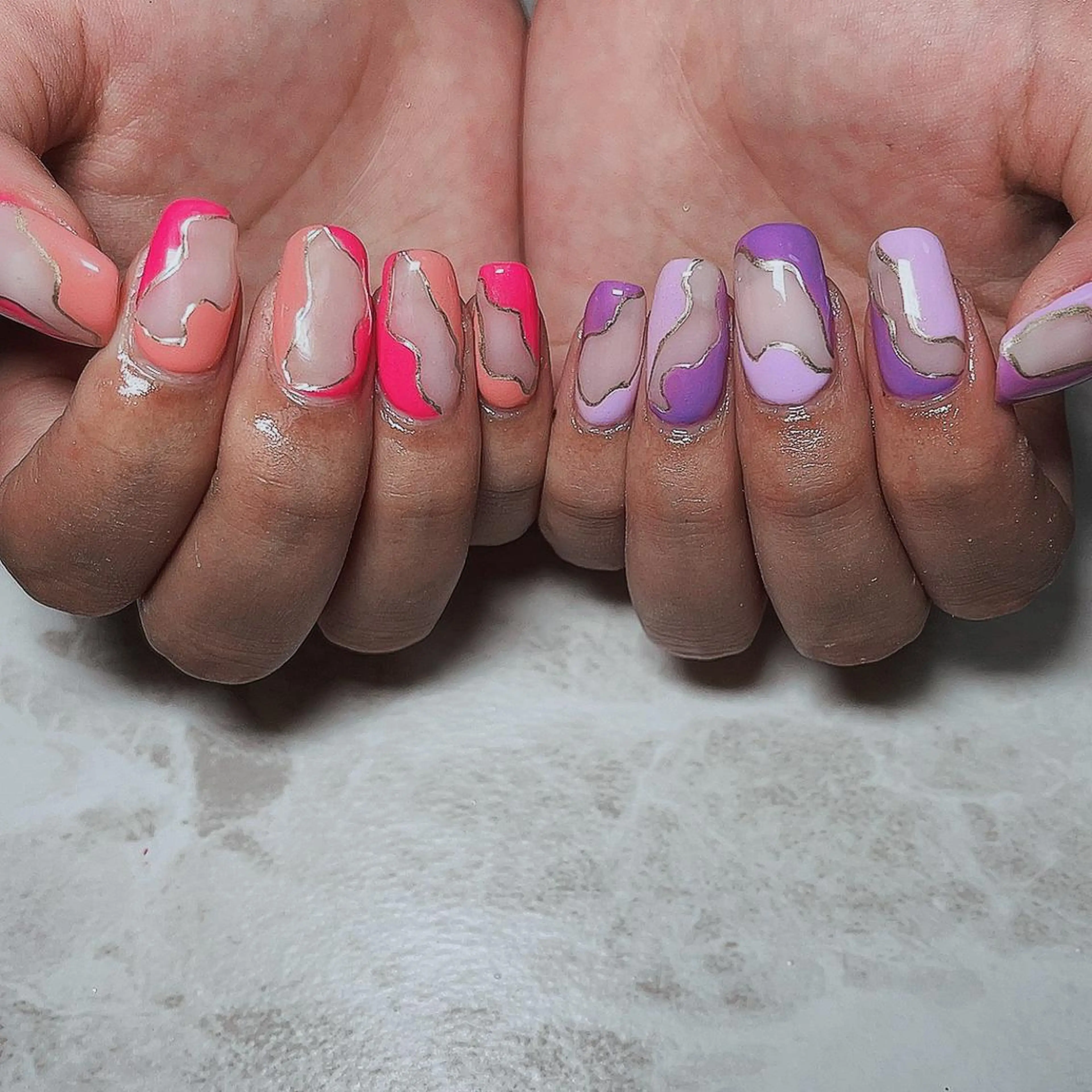 ネイル 知花 梨花のネイルデザイン