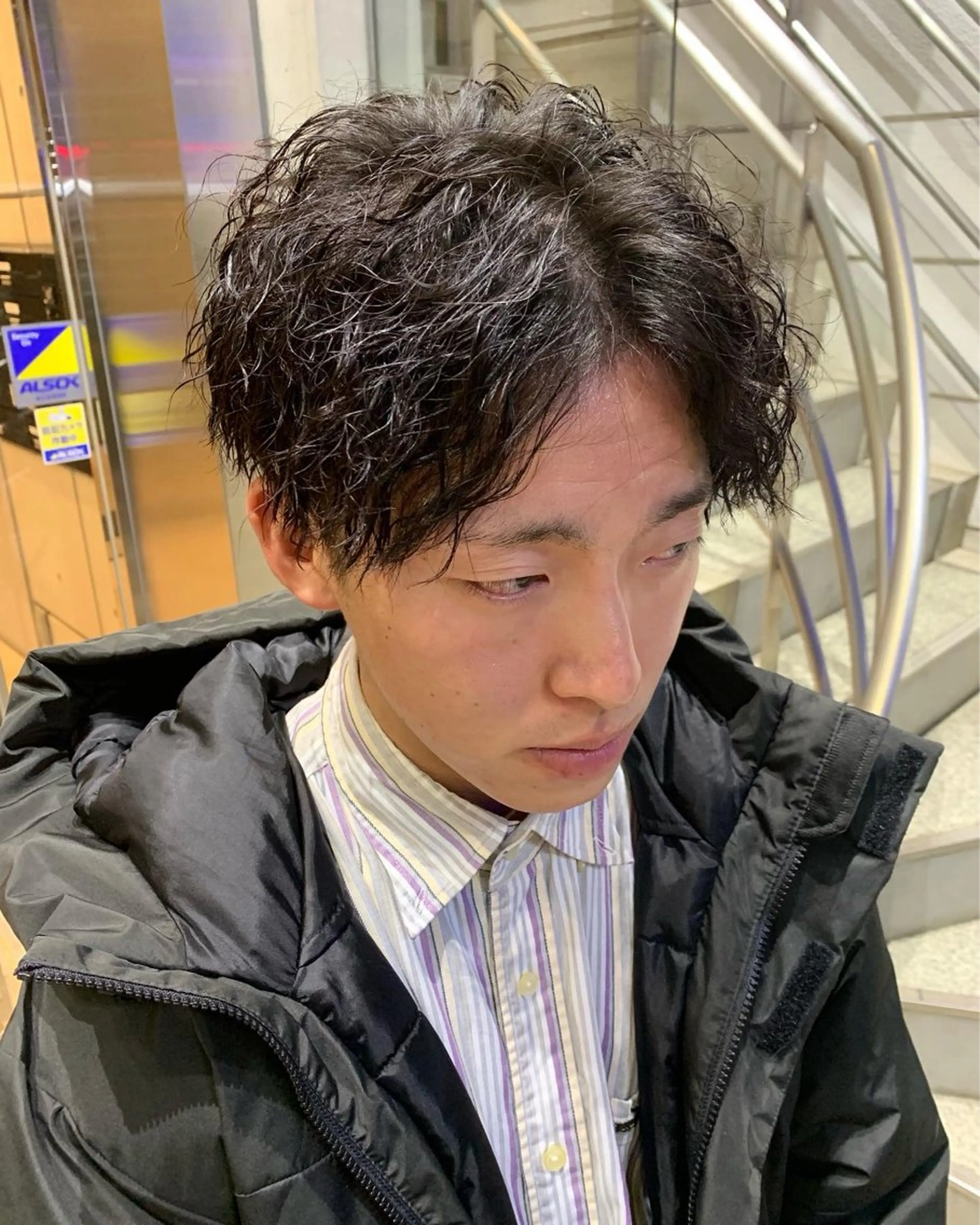 ショート パーマ メンズ パーマ特化 motooのヘアスタイル