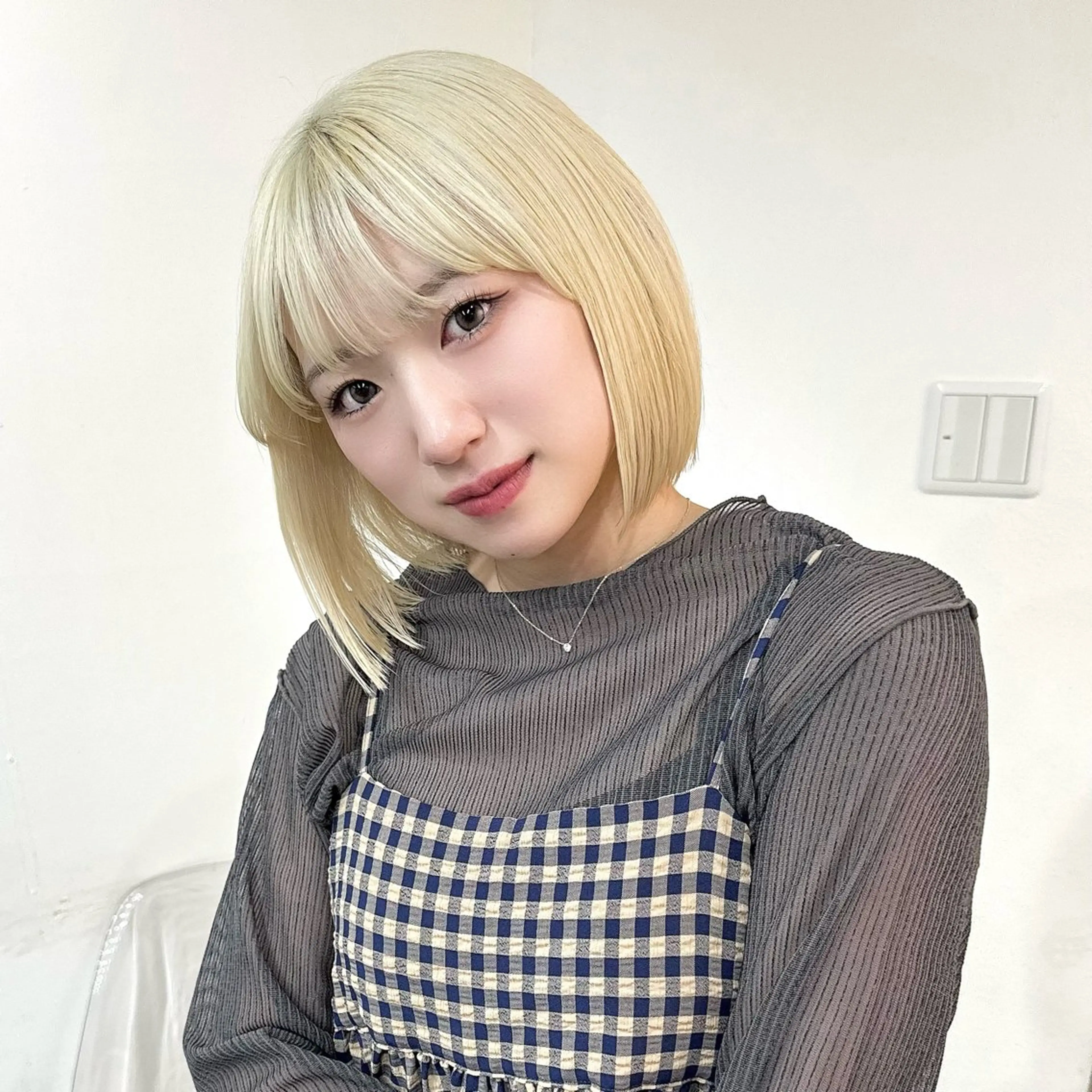 ショート カラー 透明感ワンカラー梅田 ダブルカラー/川上のヘアスタイル