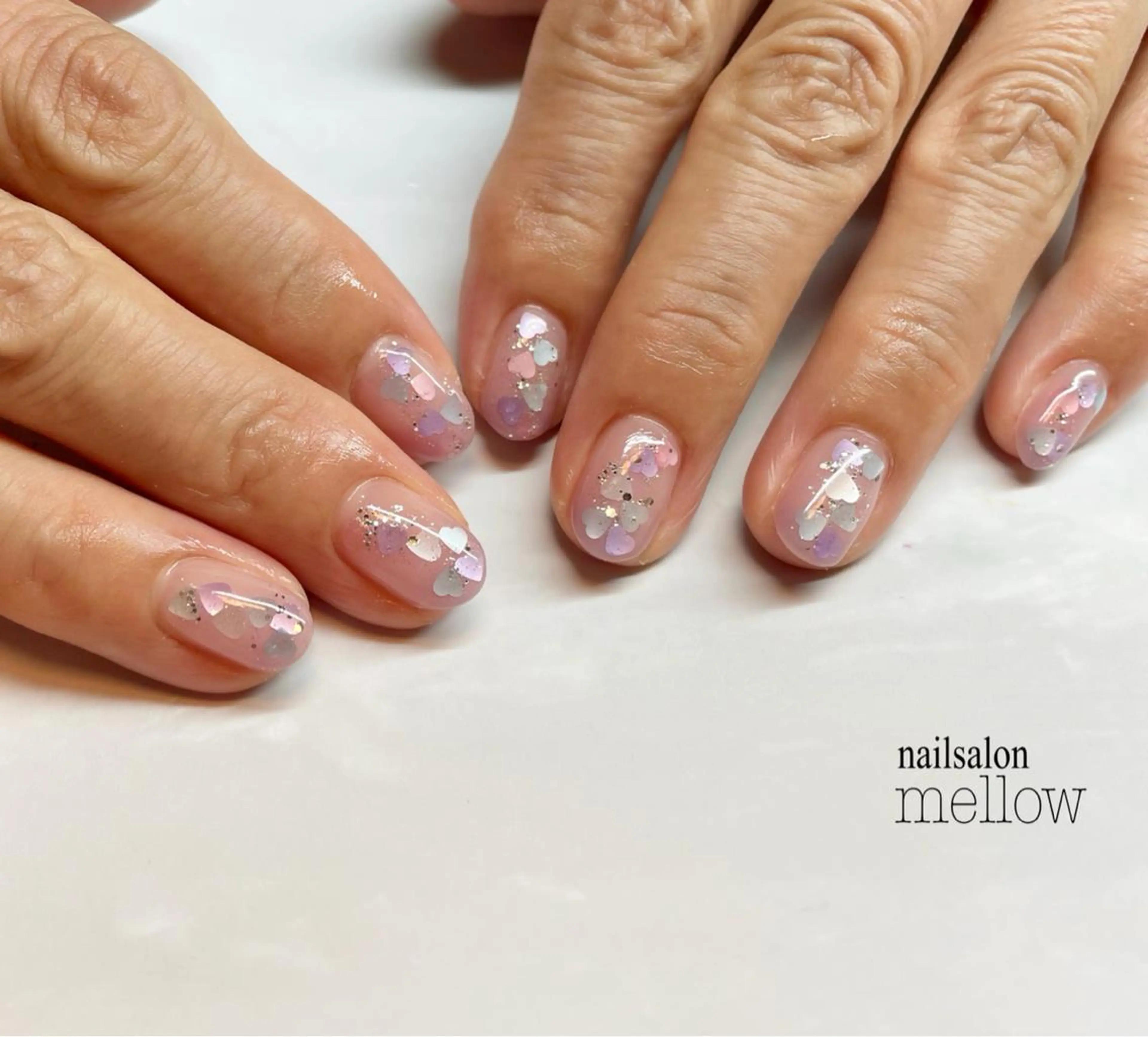 ネイル ハート 大山 浩美のネイルデザイン