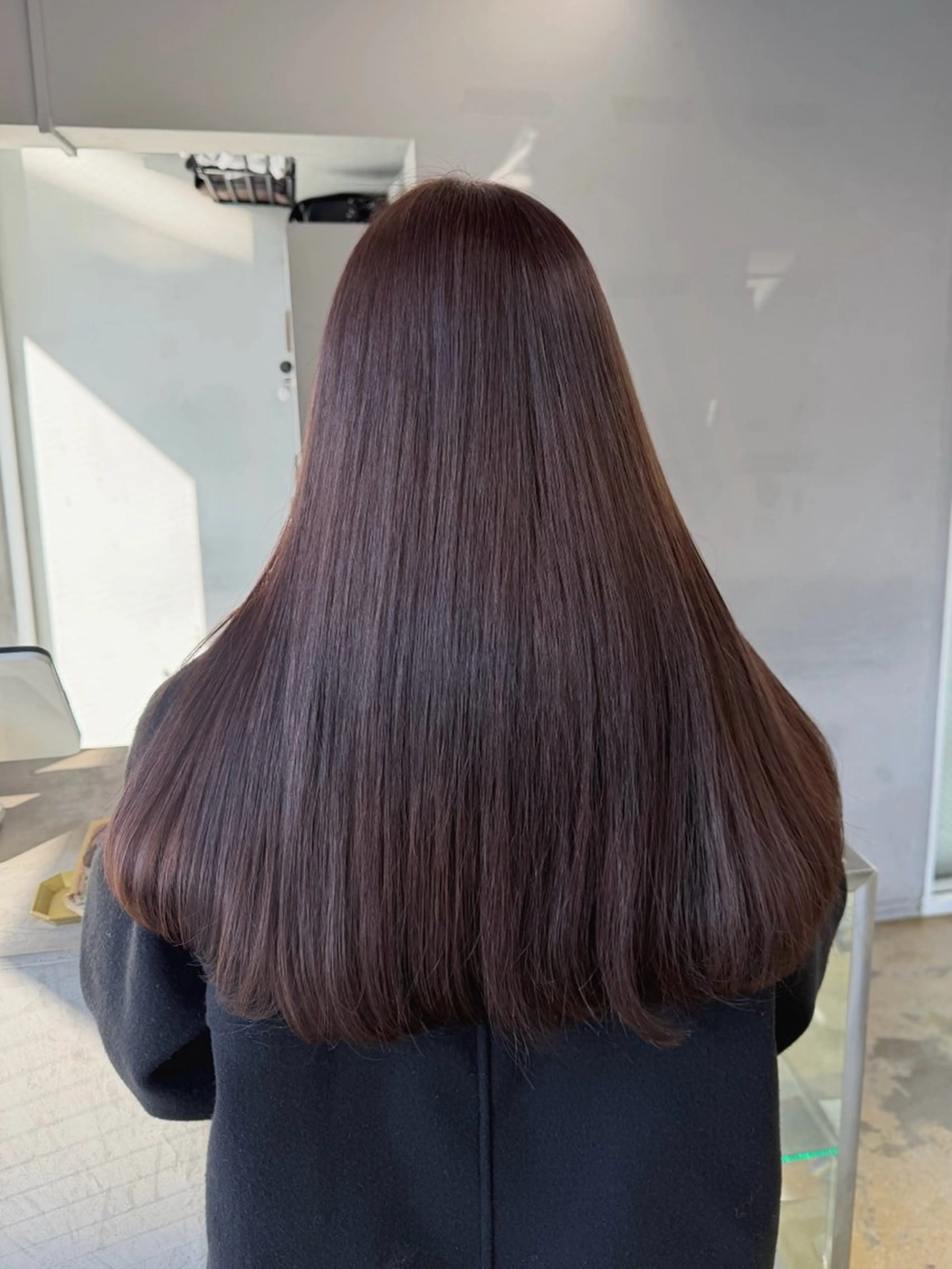 ロング カラー ブラウンカラー ラベンダーカラー ヘアカラー トリートメント 愛莉/ラベンダー/ ベージュ/ブラウンのヘアスタイル